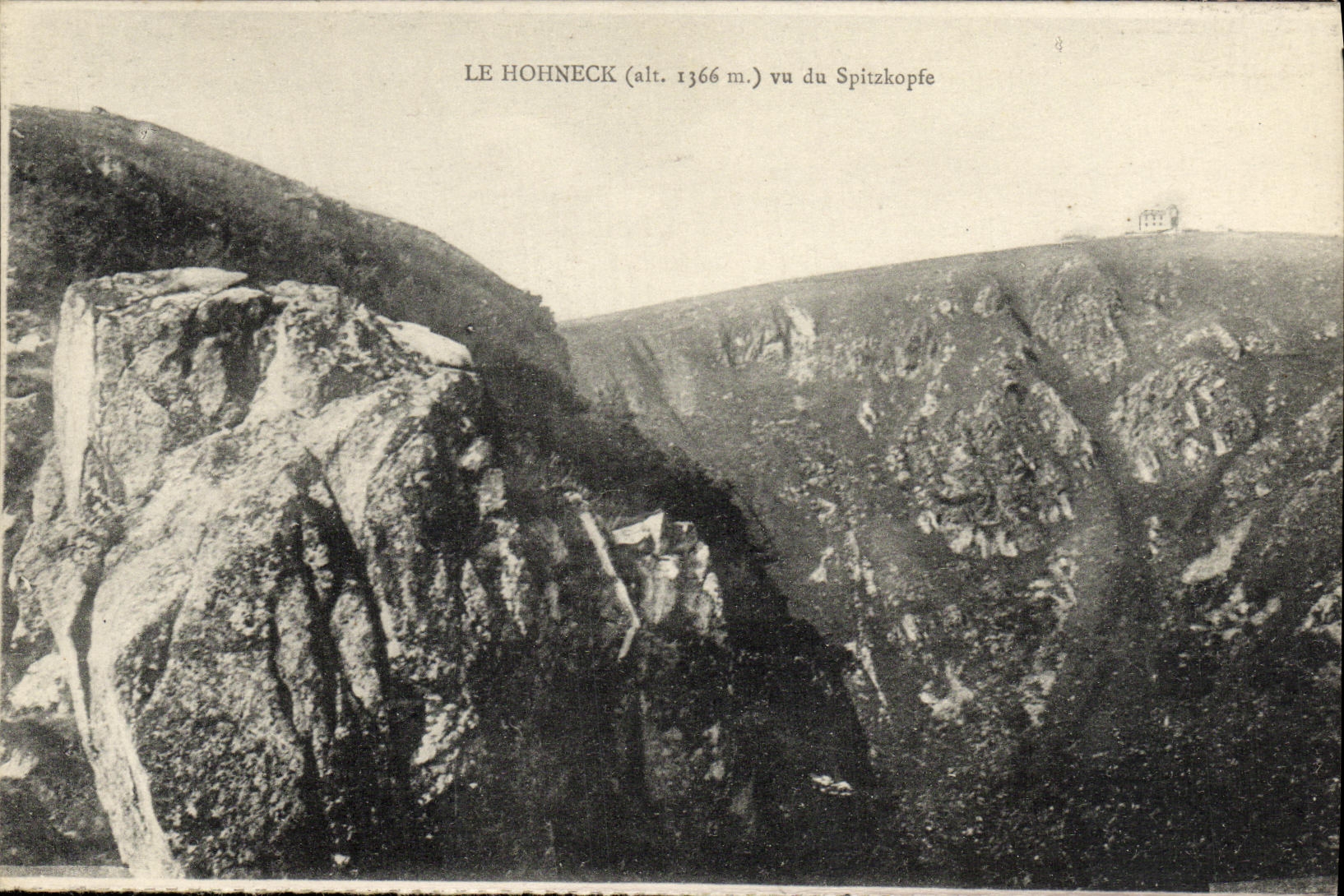 VINTAGE POSTCARD Hohneck Seen of Spitzkopfe