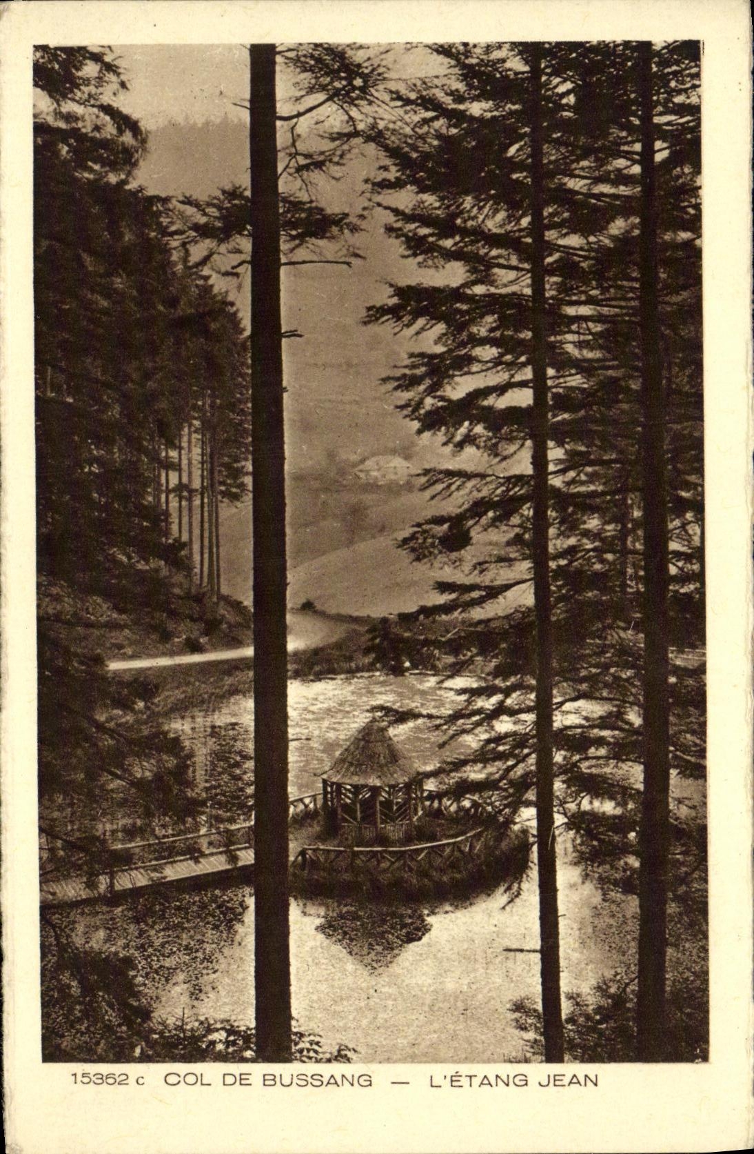 CPA Col De Bussang L Etang Jean 
