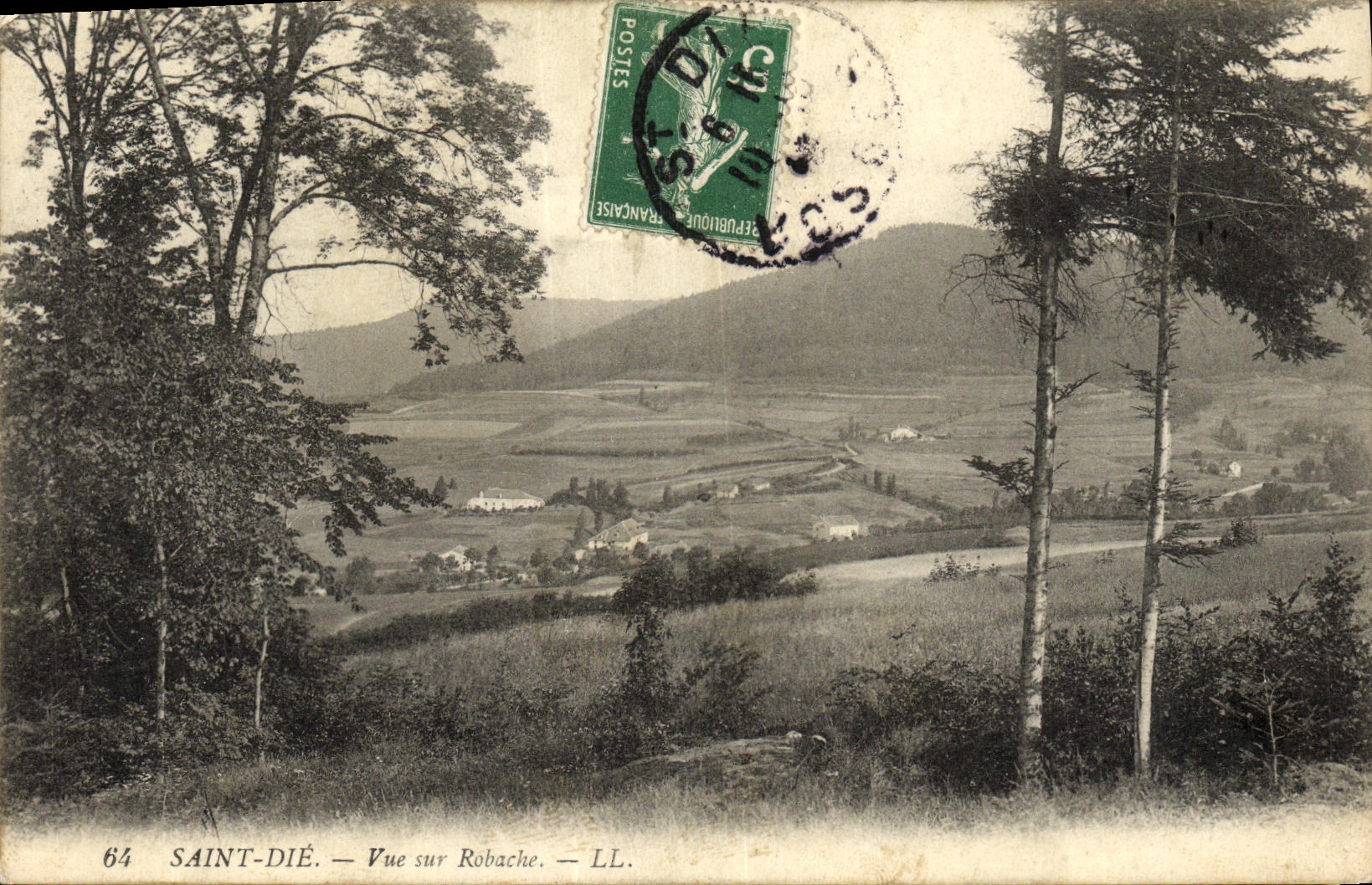 VINTAGE POSTCARD Holy Die Seen On Robache