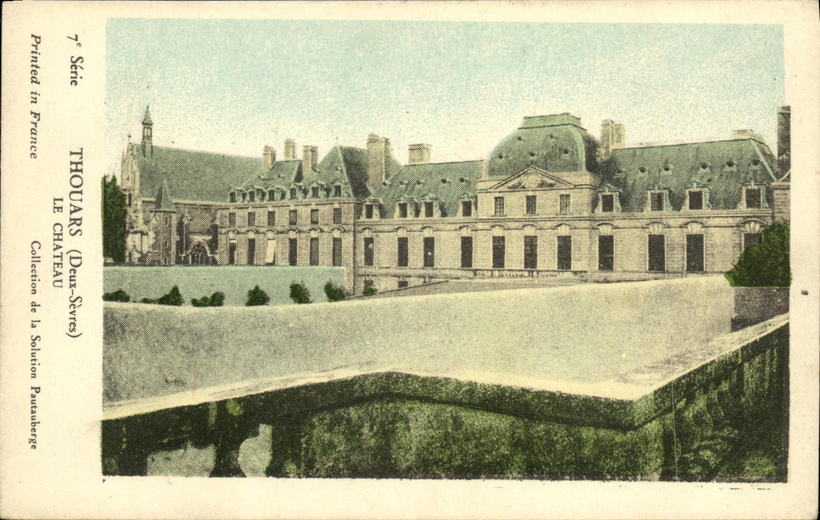 VINTAGE POSTCARD Thouars the Castle