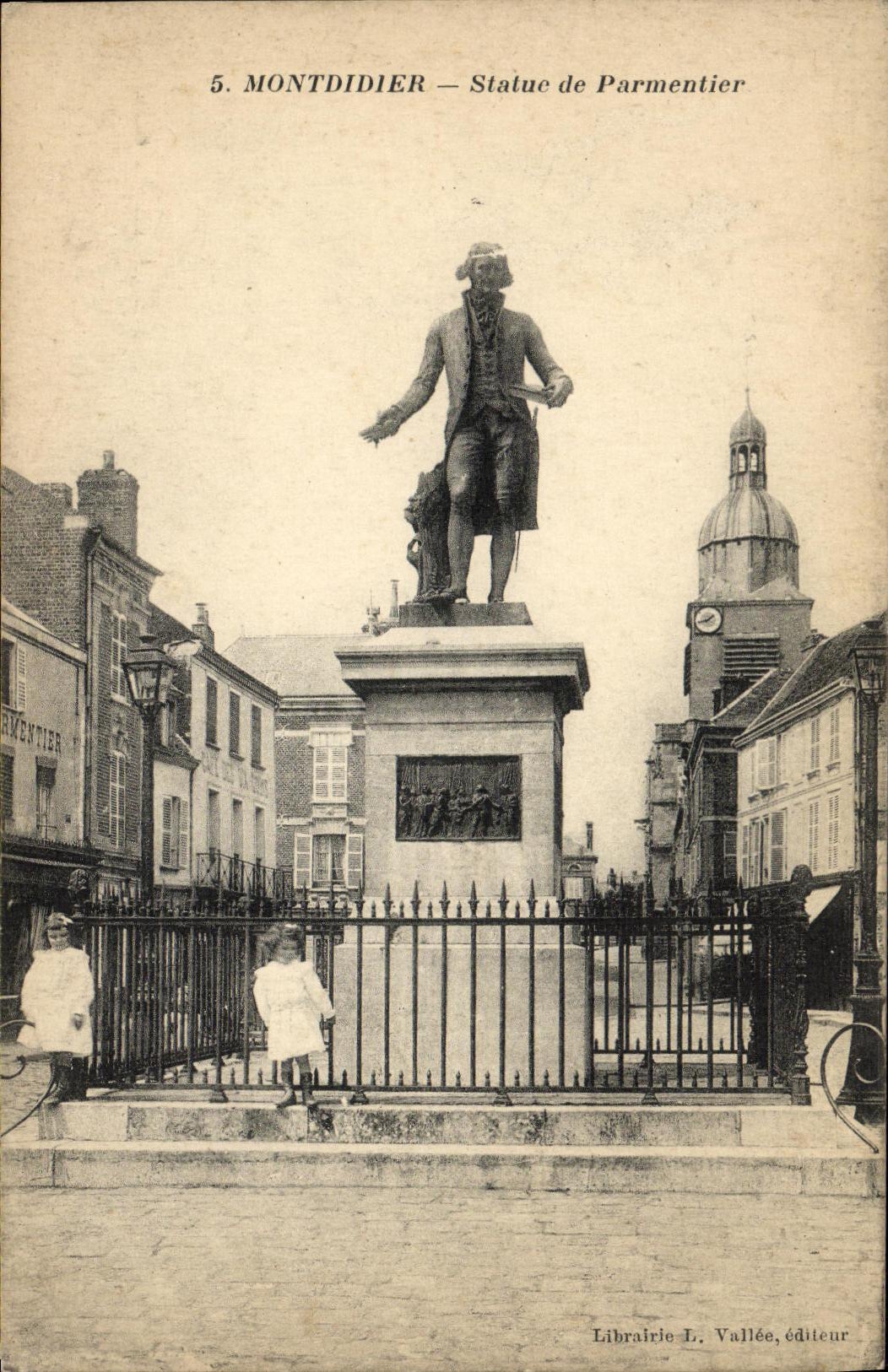 VINTAGE POSTCARD Montdidier Rules of Parmentier