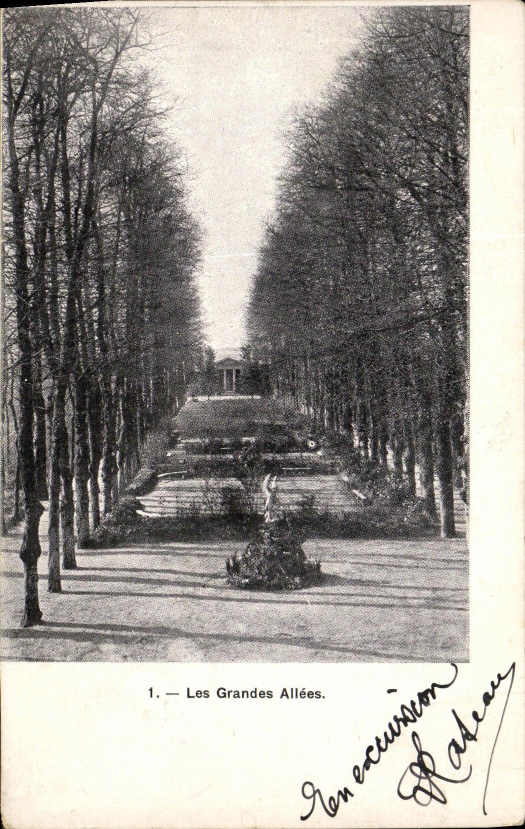 VINTAGE POSTCARD Large Alleys