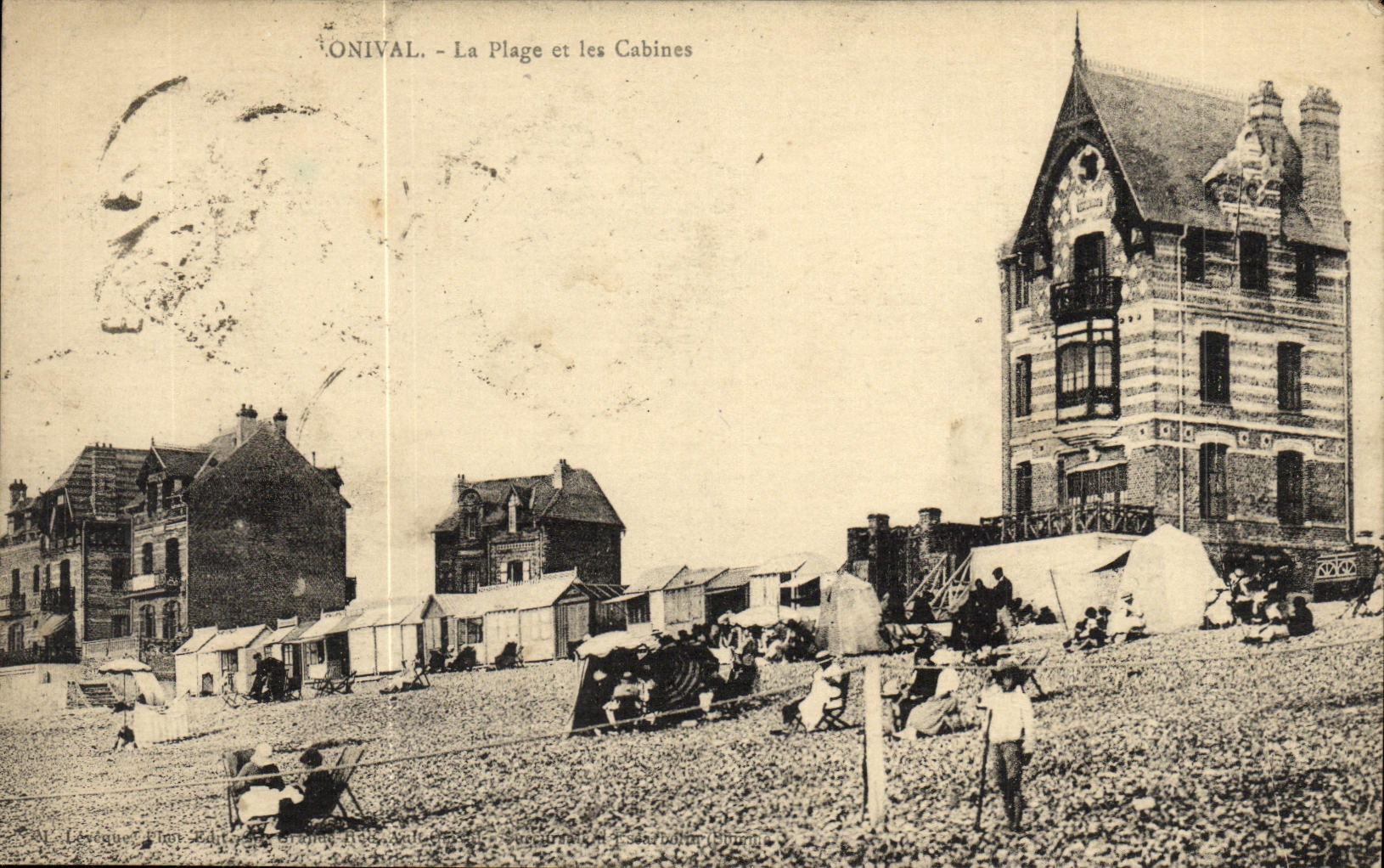 CPA Onival La Plage et Les Cabines