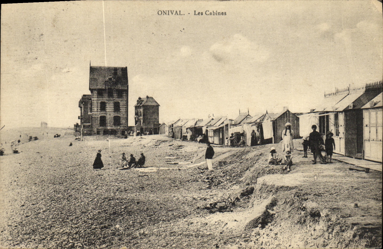 CPA Onival Les Cabines