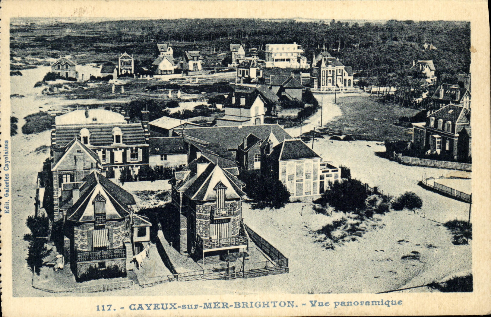 VINTAGE POSTCARD Cayeux On Sea Brighton Panoramic View