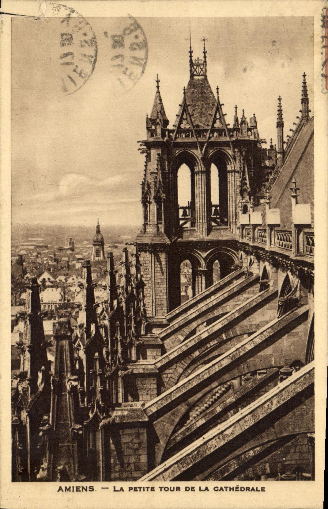 VINTAGE POSTCARD Amiens the Small Tower Of the Cathedral