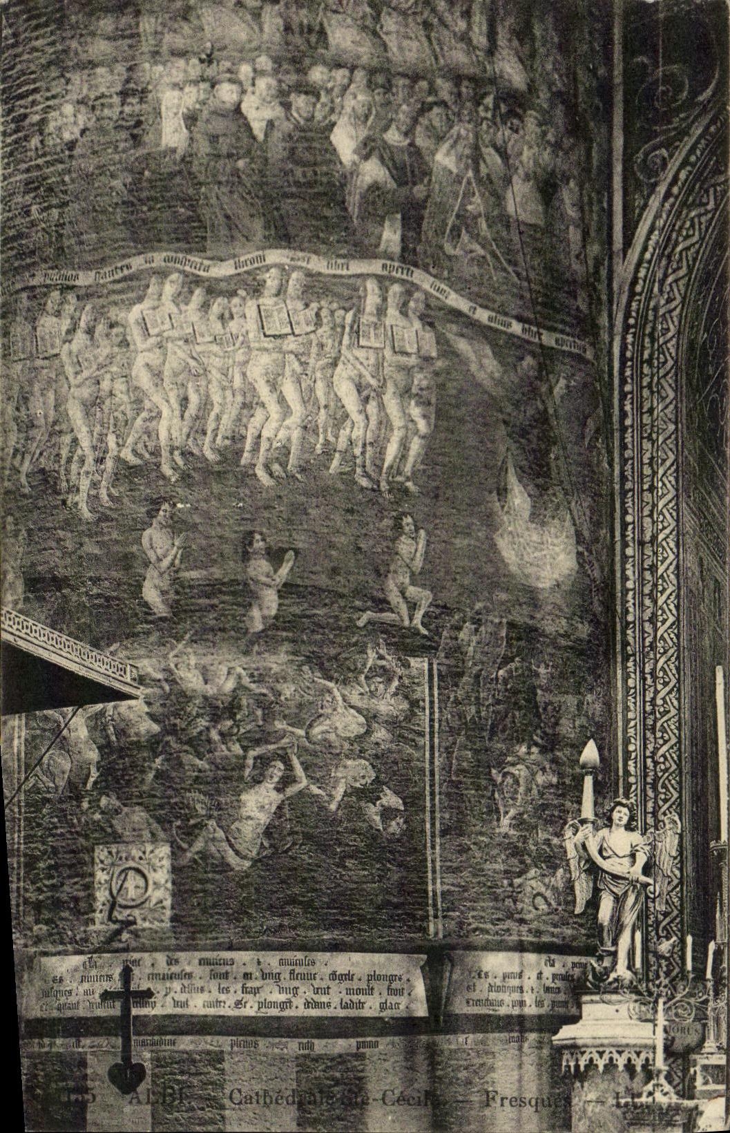 Catedral co de Albi de la POSTAL de la VENDIMIA  Cecile Fresques