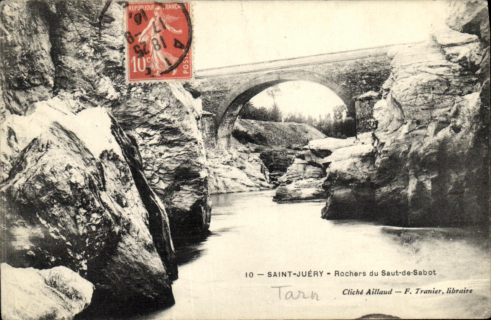 VINTAGE POSTCARD Holy Juery Rocks of the Jump of Shoe