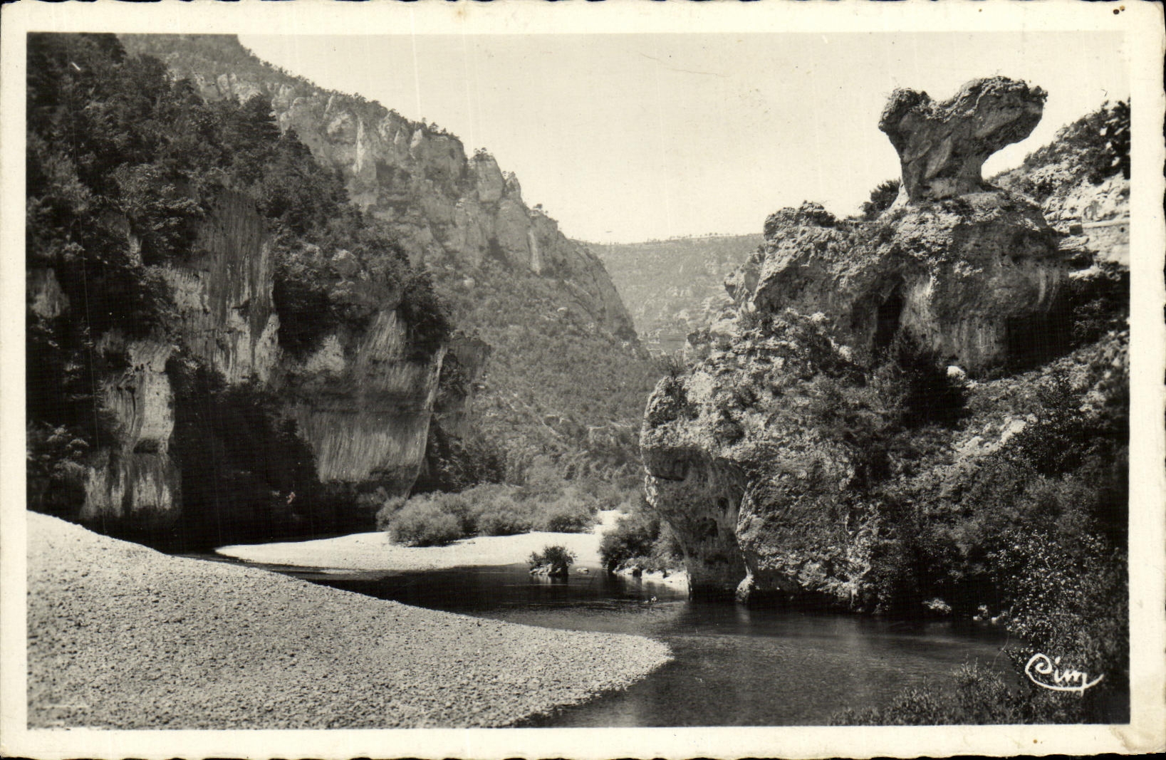 VINTAGE POSTCARD Falls of Tran Circus of the Balsams Rock of Mushroom