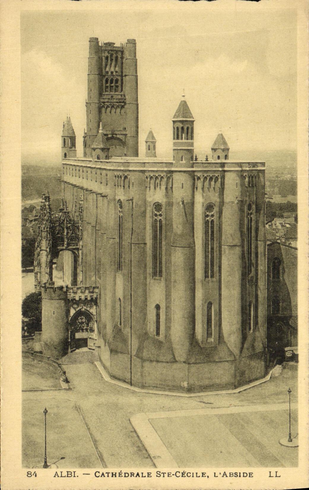 POSTAL Albi de la VENDIMIA la catedral co  Cecile L Apse