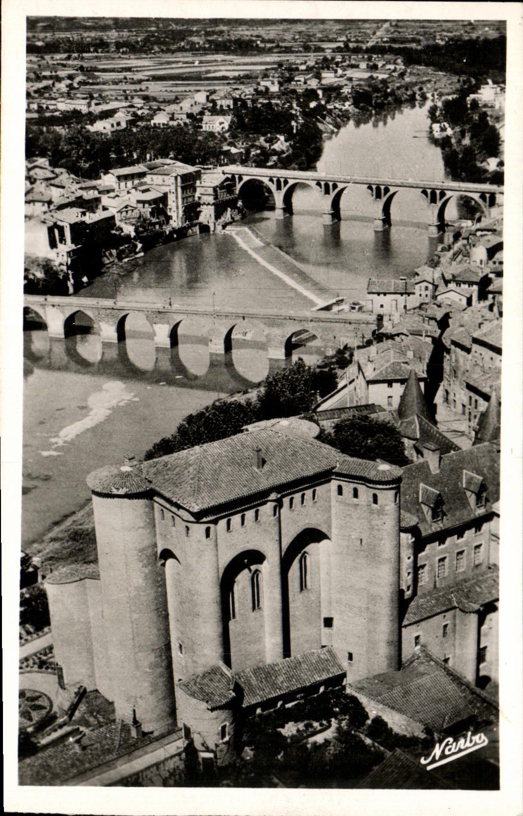 Opinion de Albi de la POSTAL de la VENDIMIA sobre el Tarn