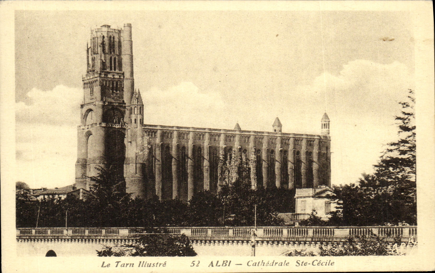 Catedral Sainte Cecile de Albi de la POSTAL de la VENDIMIA