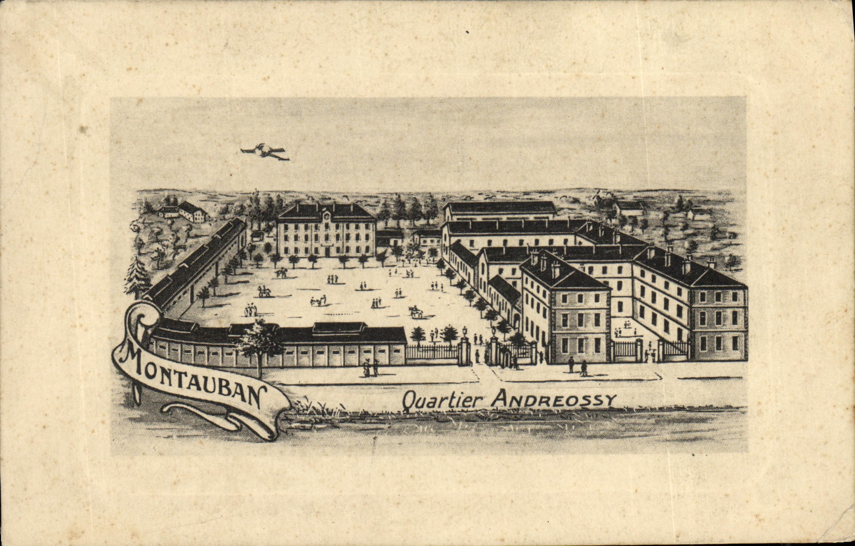 VINTAGE POSTCARD Montauban District andreossy