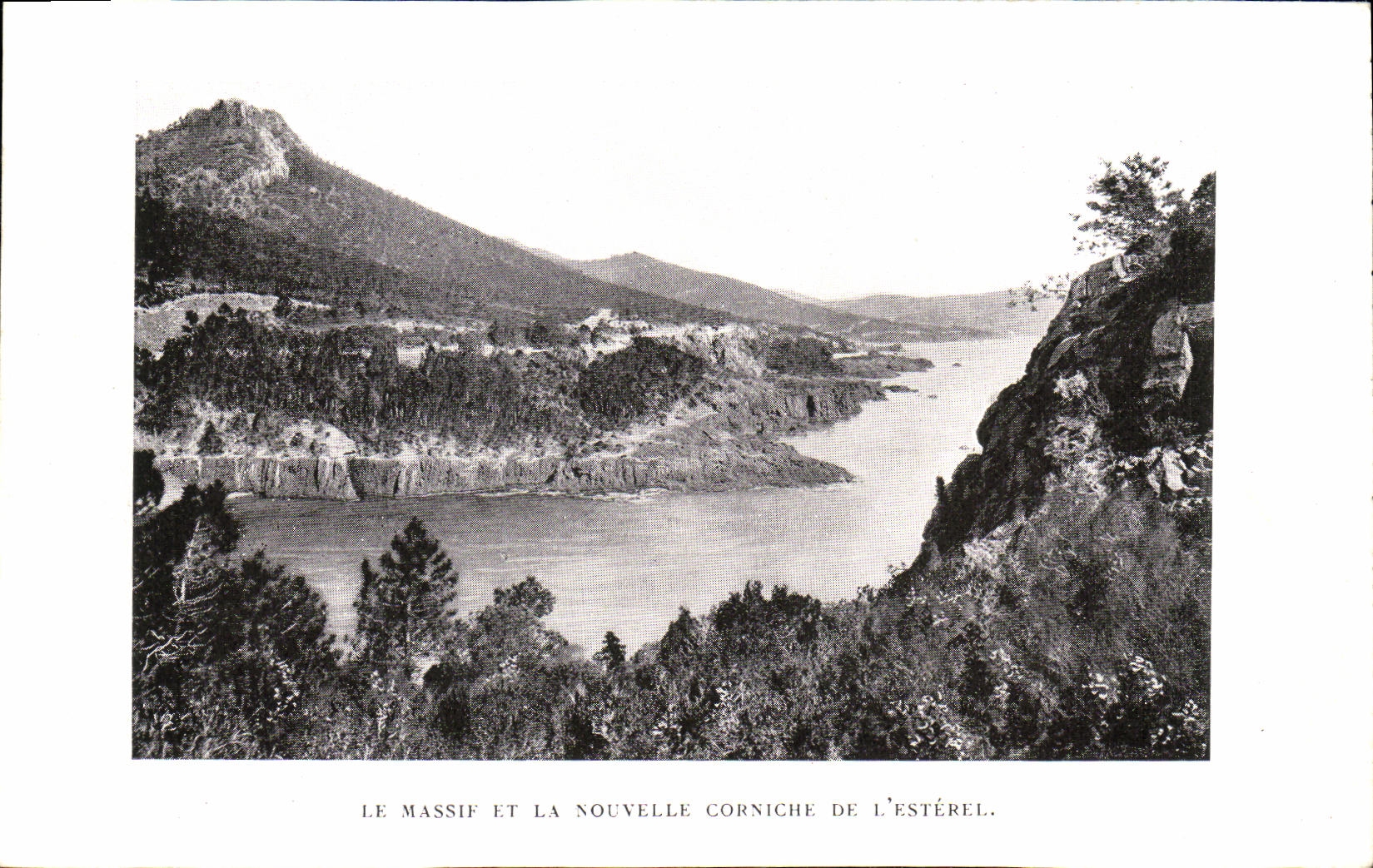 POSTAL de la VENDIMIA masiva y la nueva cornisa de L Esterel