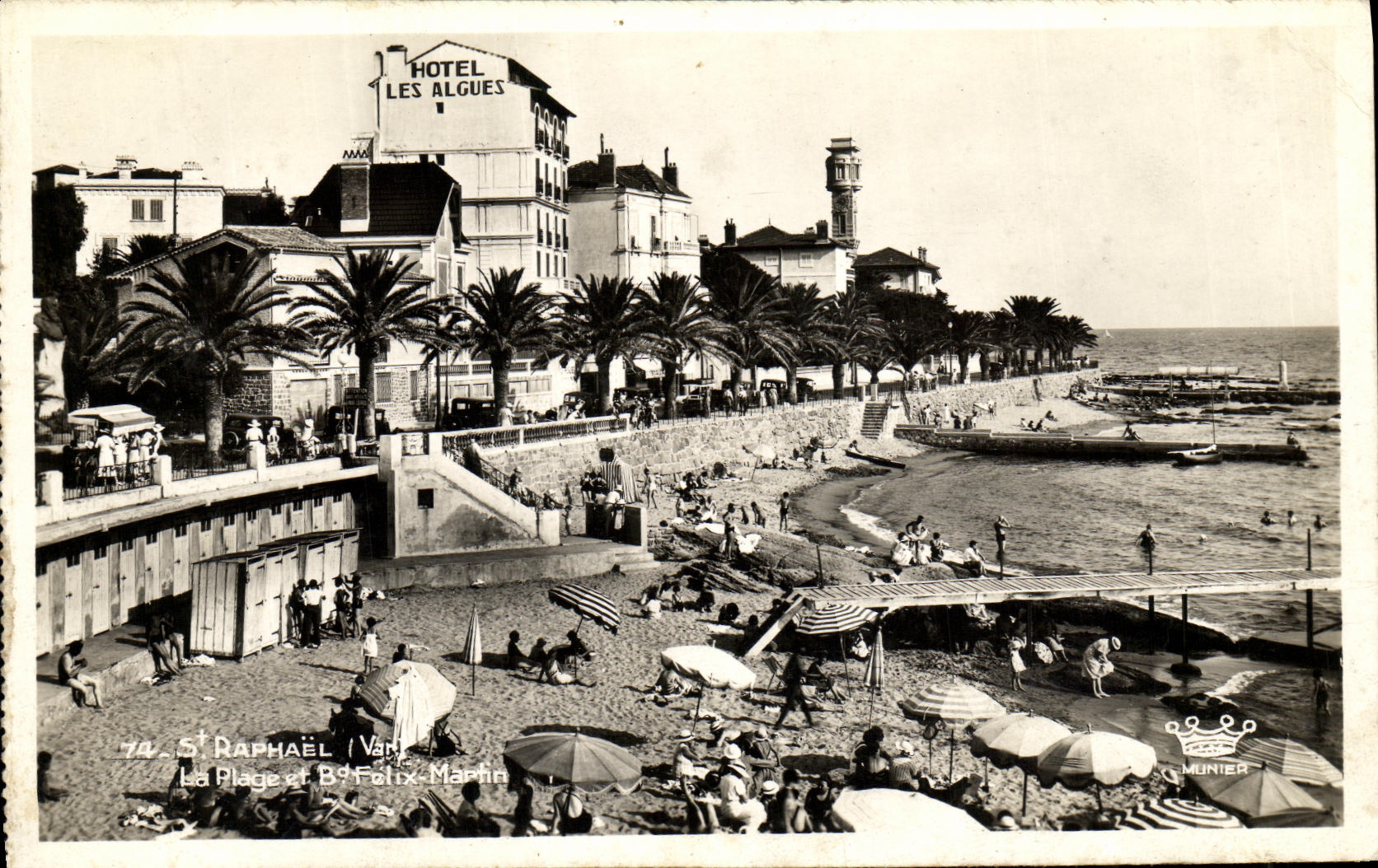 Algas santas del hotel de Felix de la base de datos de la playa de Raphael de la POSTAL de la VENDIMIA