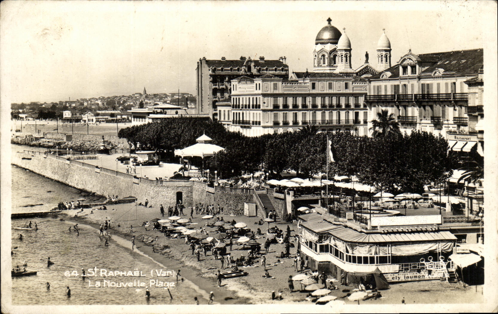 Raphael santo de la POSTAL de la VENDIMIA la nueva playa