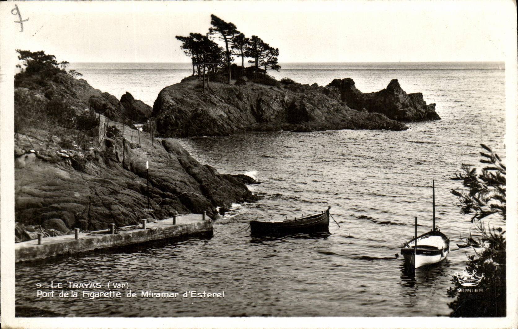 CPA Le Troyas port de la Figarette de Miramar d Esterel