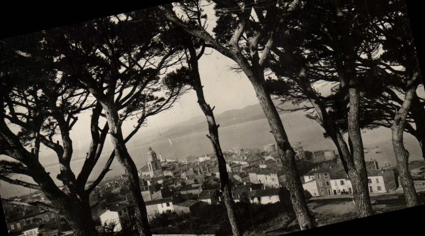 VINTAGE POSTCARD Holy Troplez View Way of the Citadel
