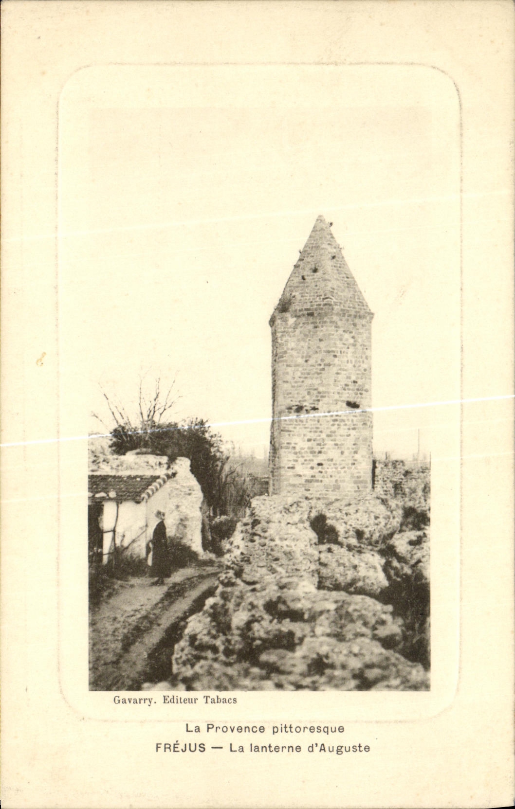VINTAGE POSTCARD Frejus the Lantern D Auguste