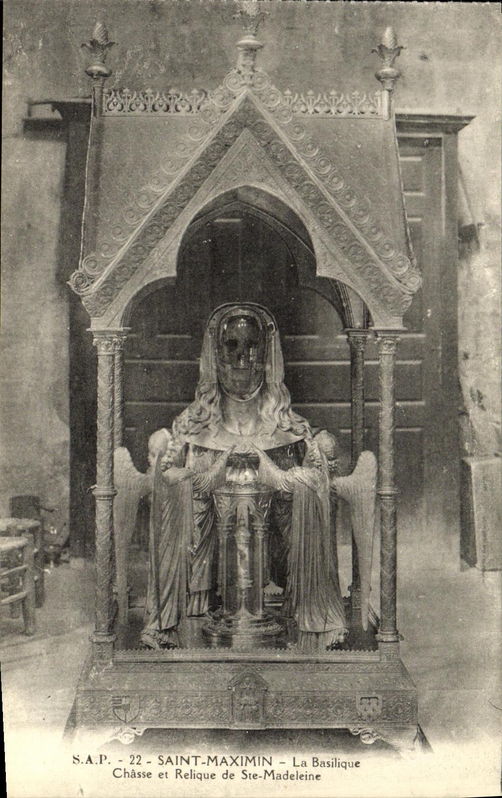 CPA Sainte Maximin La Basilique Chasse et Relique de Ste Madeleine