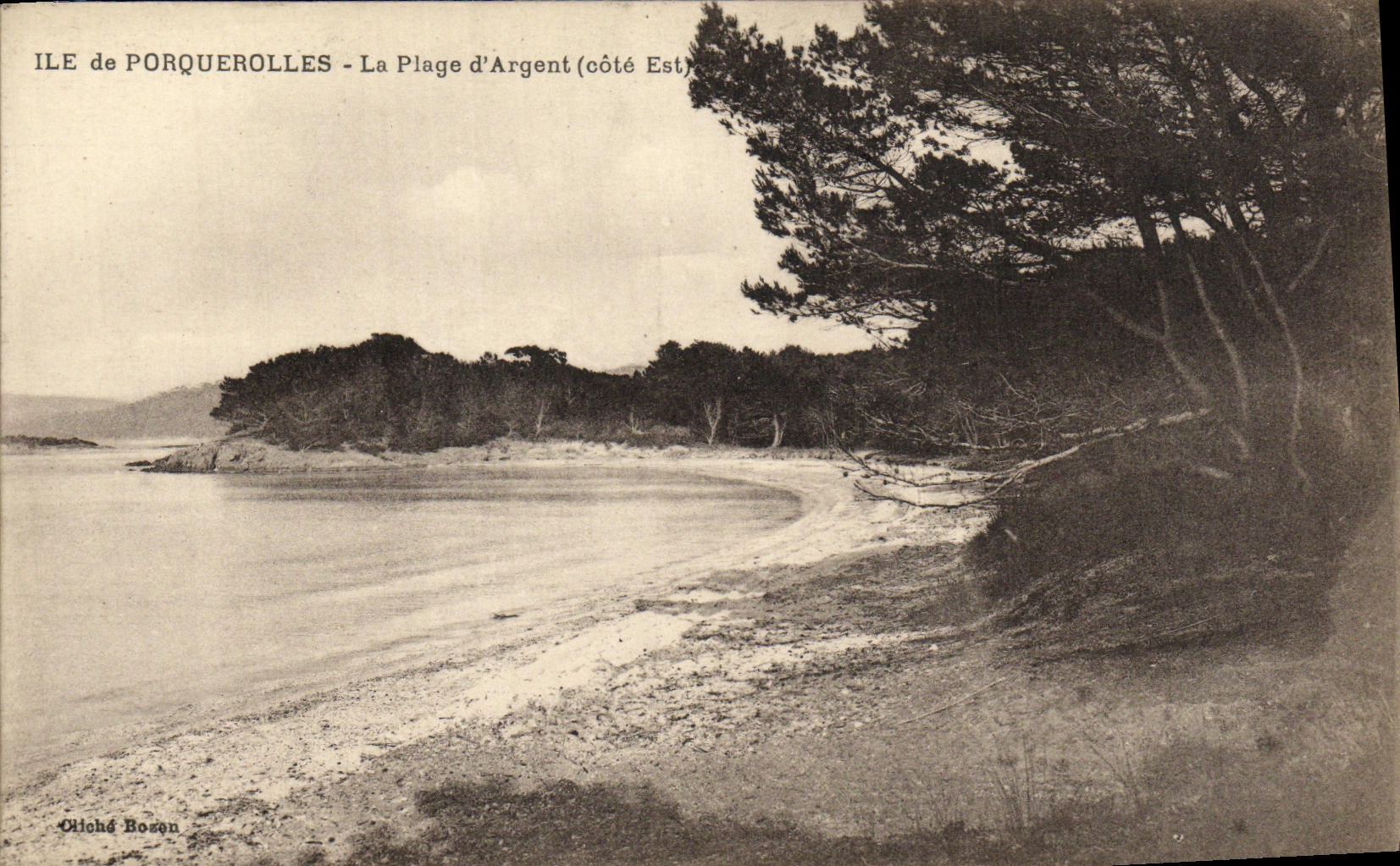 CPA Porquerolles La Plage d Argent