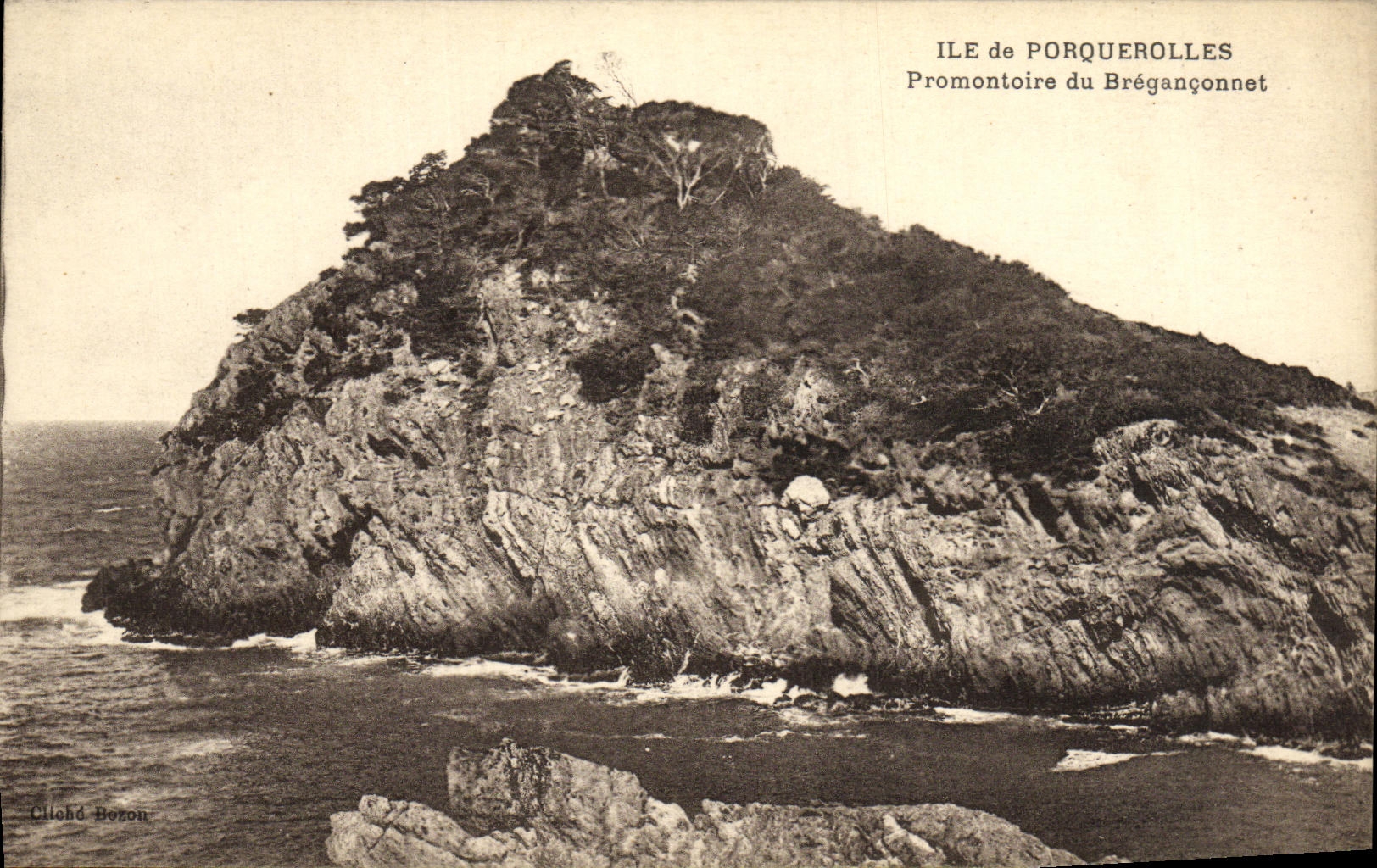 CPA Ile de Porquerolles Promontoire du Breganconnet