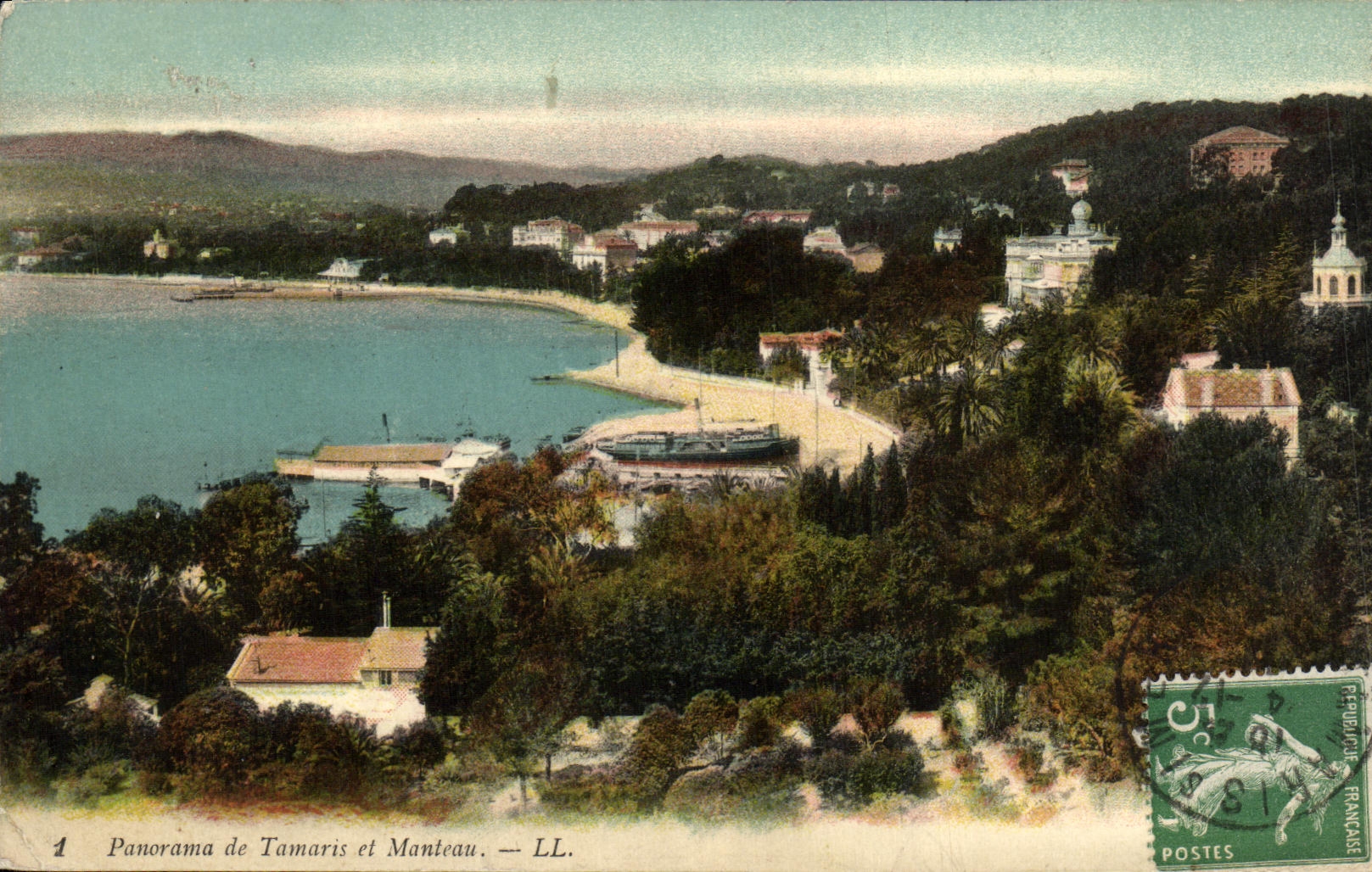 CPA panorama de Tamaris et Manteau 