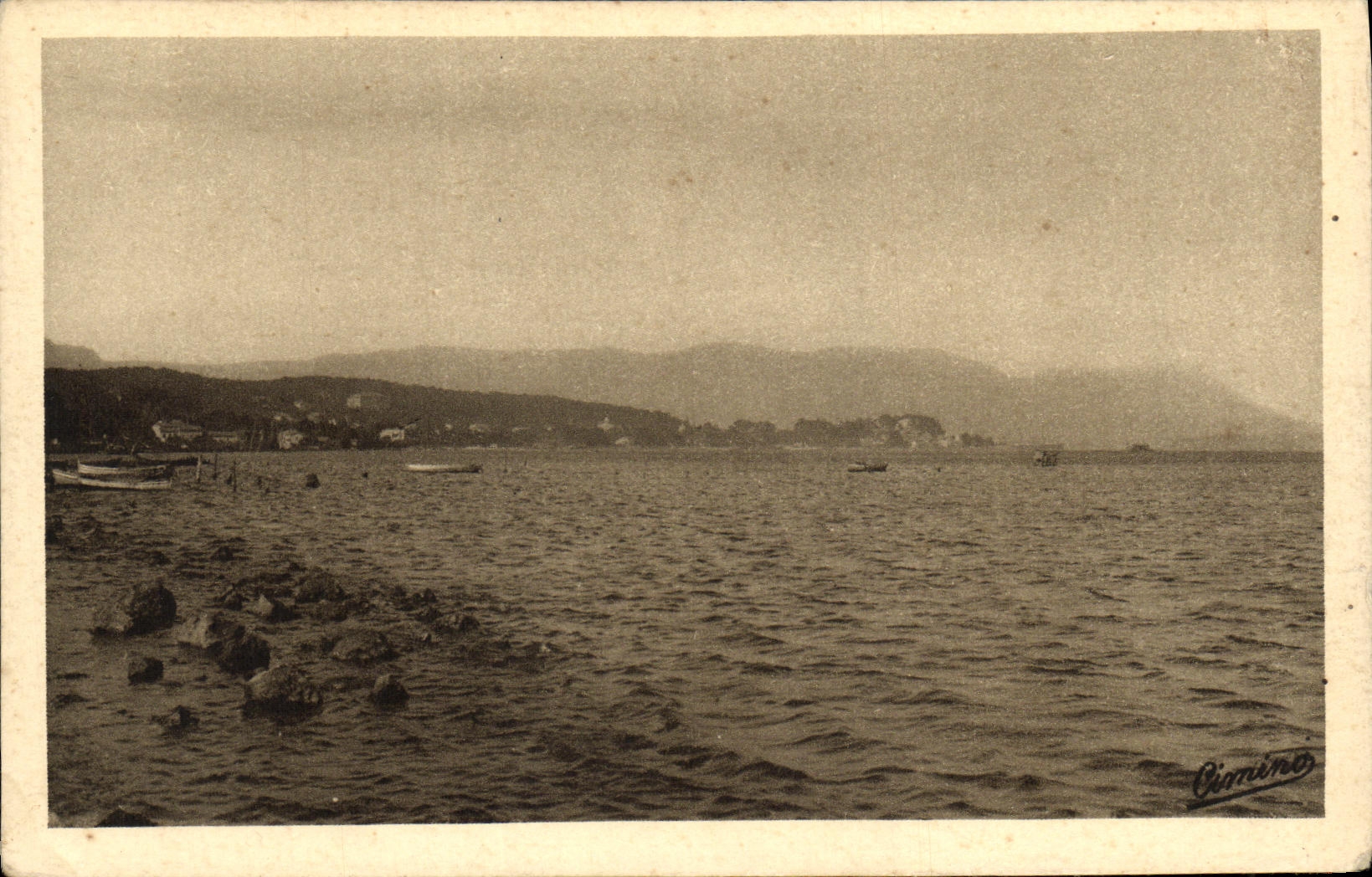 Caminos de Sablettes de la POSTAL de la VENDIMIA les Bains de Tamaris