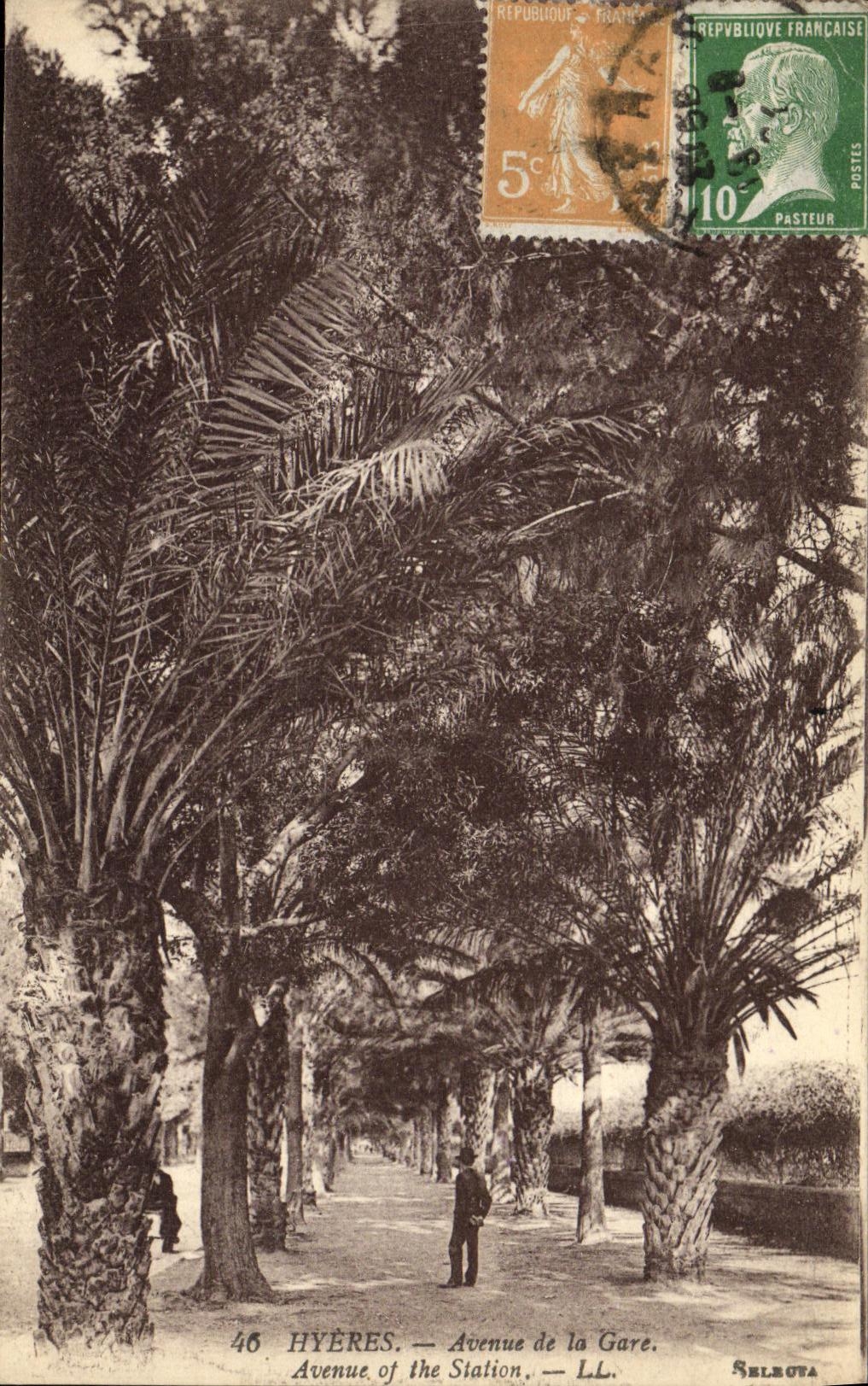 CPA Hyeres Avenue de la Gare 