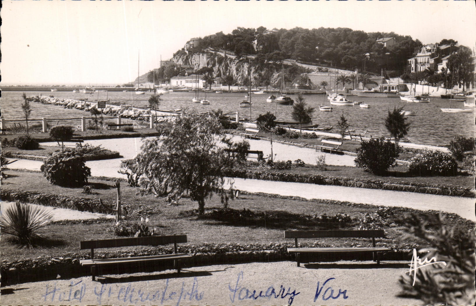 CPSM Sanary the Municipal Garden