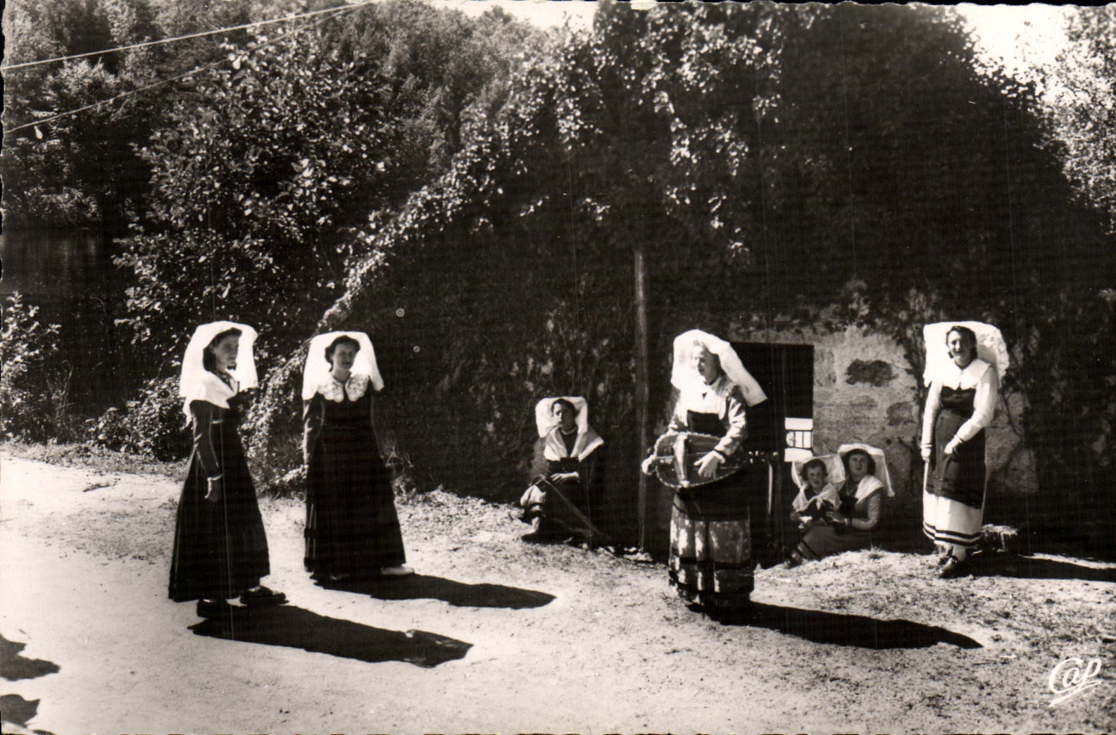 CPSM the Limousin Player of Hurdy gurdy Folklore