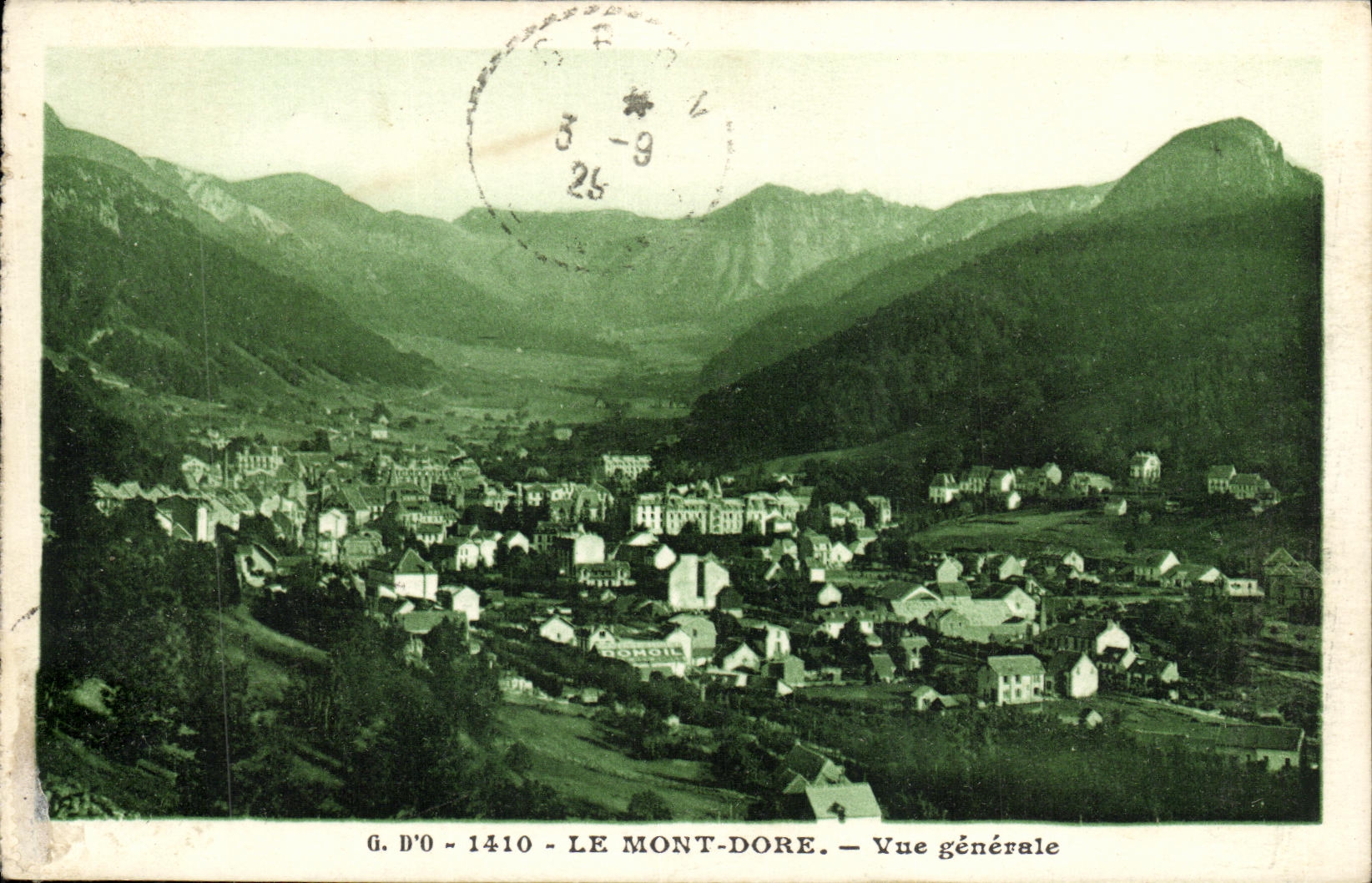 VINTAGE POSTCARD the Mount Gilds View