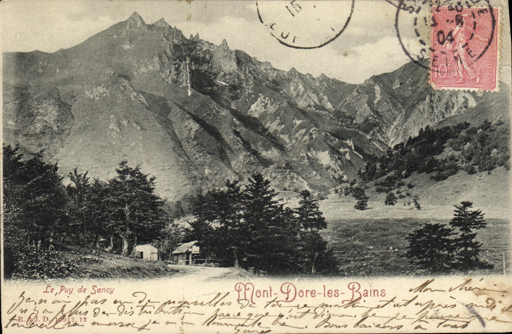 VINTAGE POSTCARD the Mount Gilds Baths