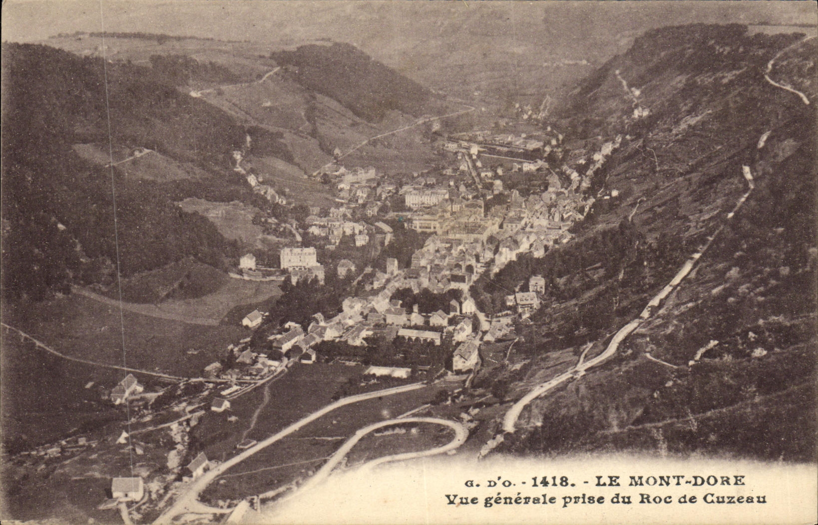 VINTAGE POSTCARD the Mount View Gilds Taken Rock of Cuzeau