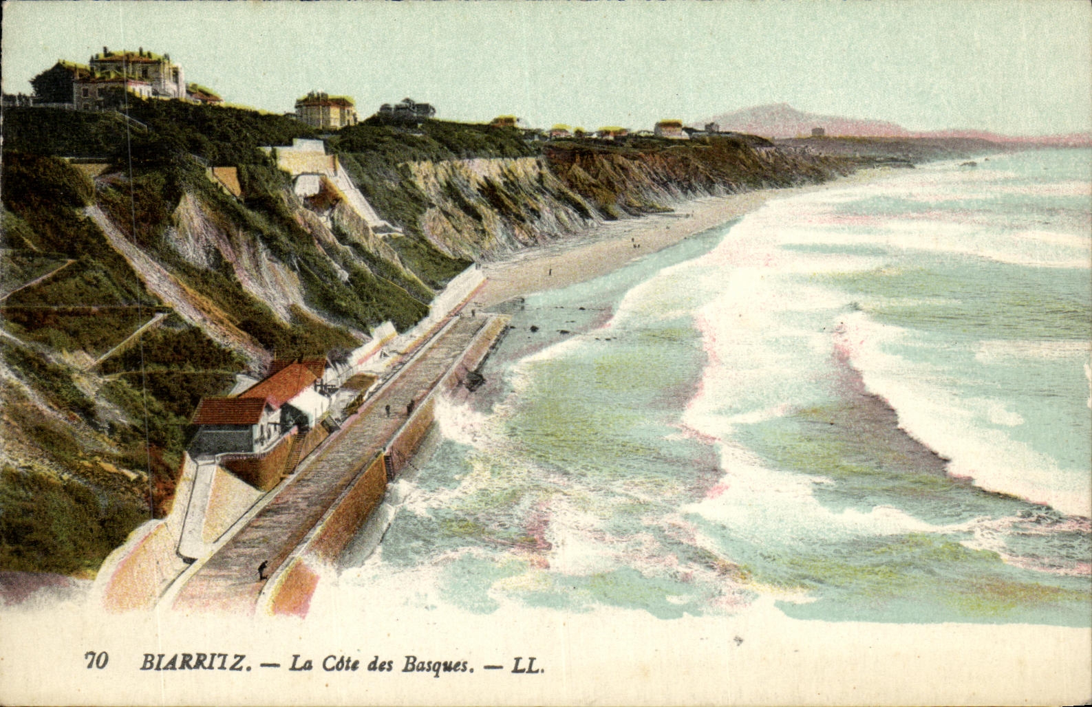 CPA Biarritz La Cote Des Basques