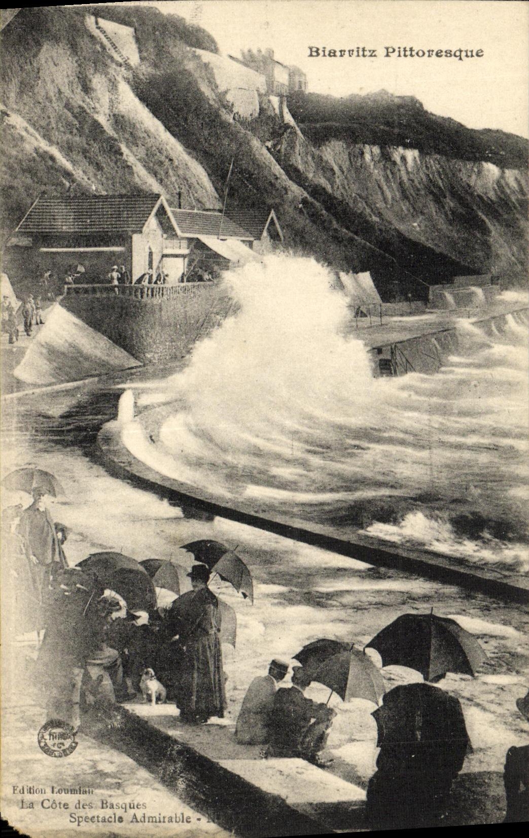 CPA Biarritz La cote des basques