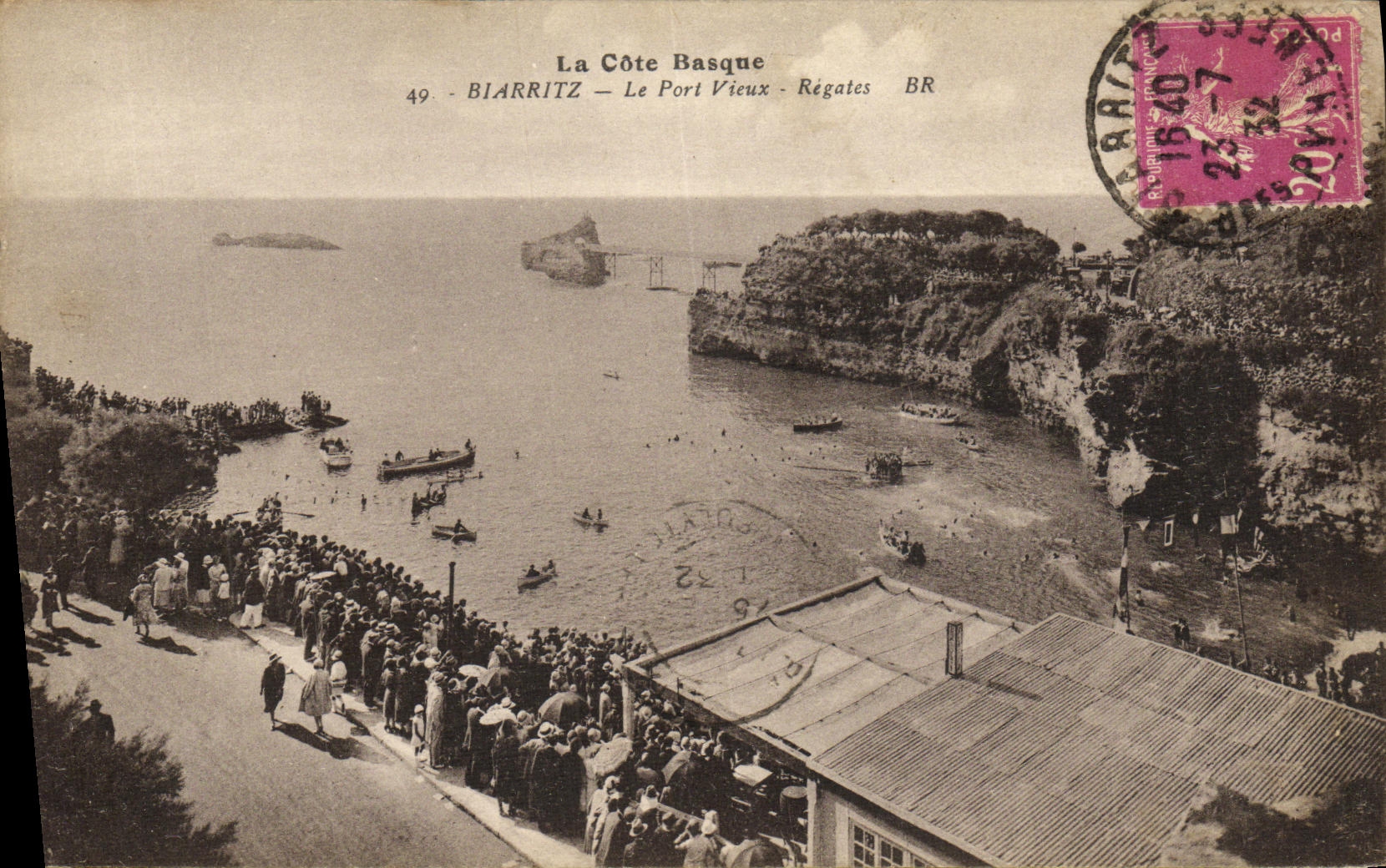 CPA Biarritz La Port Vieux Regates