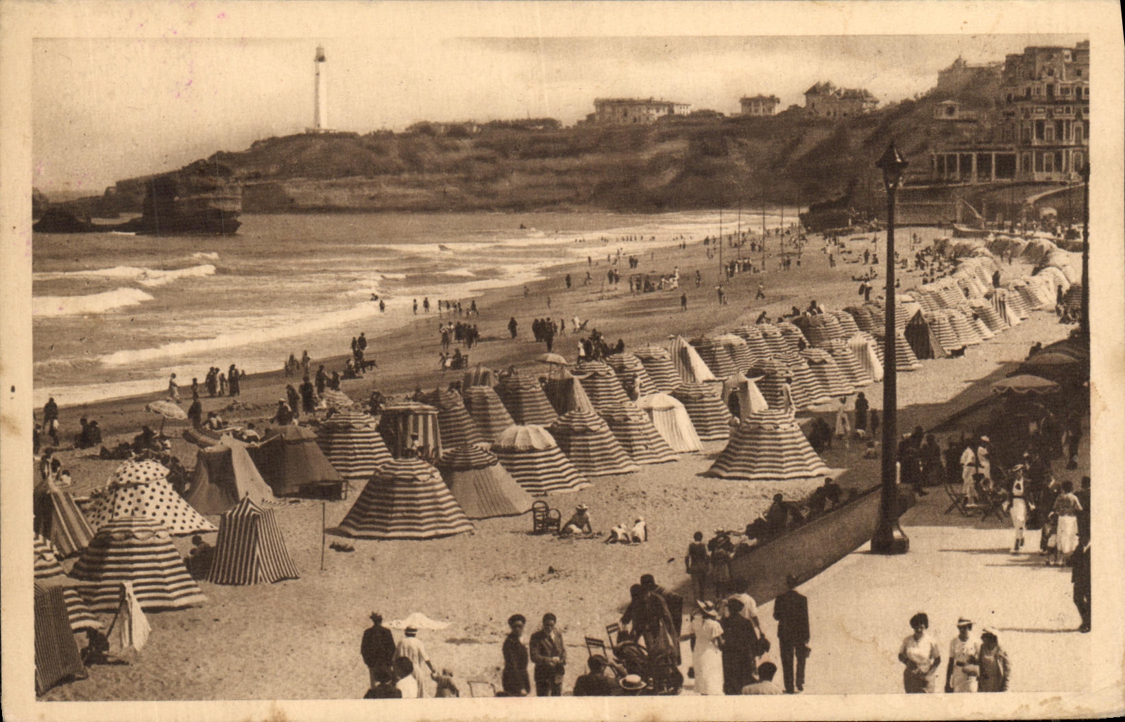 CPA Biarritz La Grande Plage 