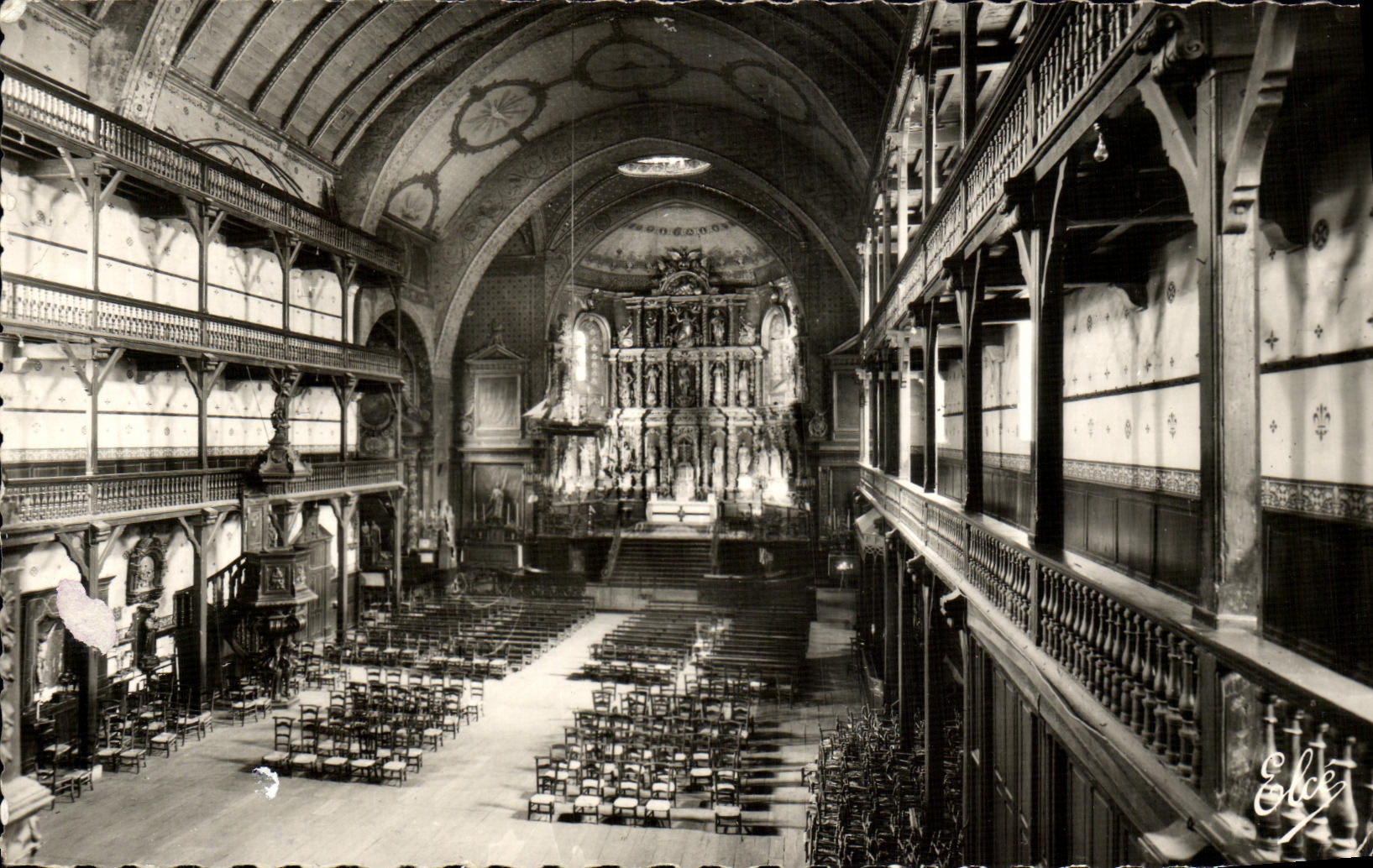 CPSM St Jean De Luz Interieur de l Eglise