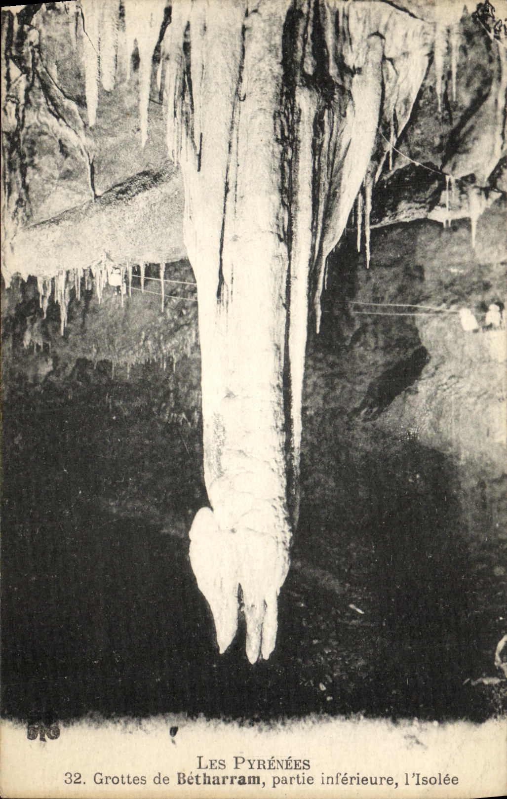 VINTAGE POSTCARD Caves of Betharram Lower part L Isolee