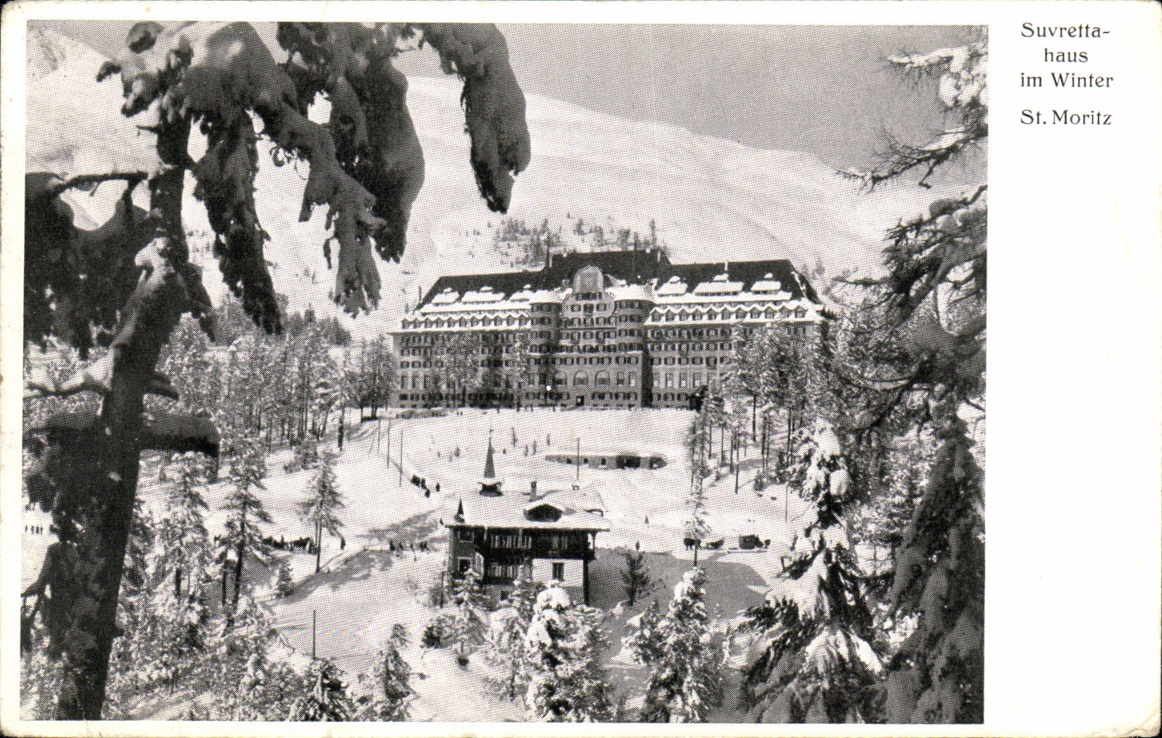 CPA Suvrettahaus Im Winter St Moritz