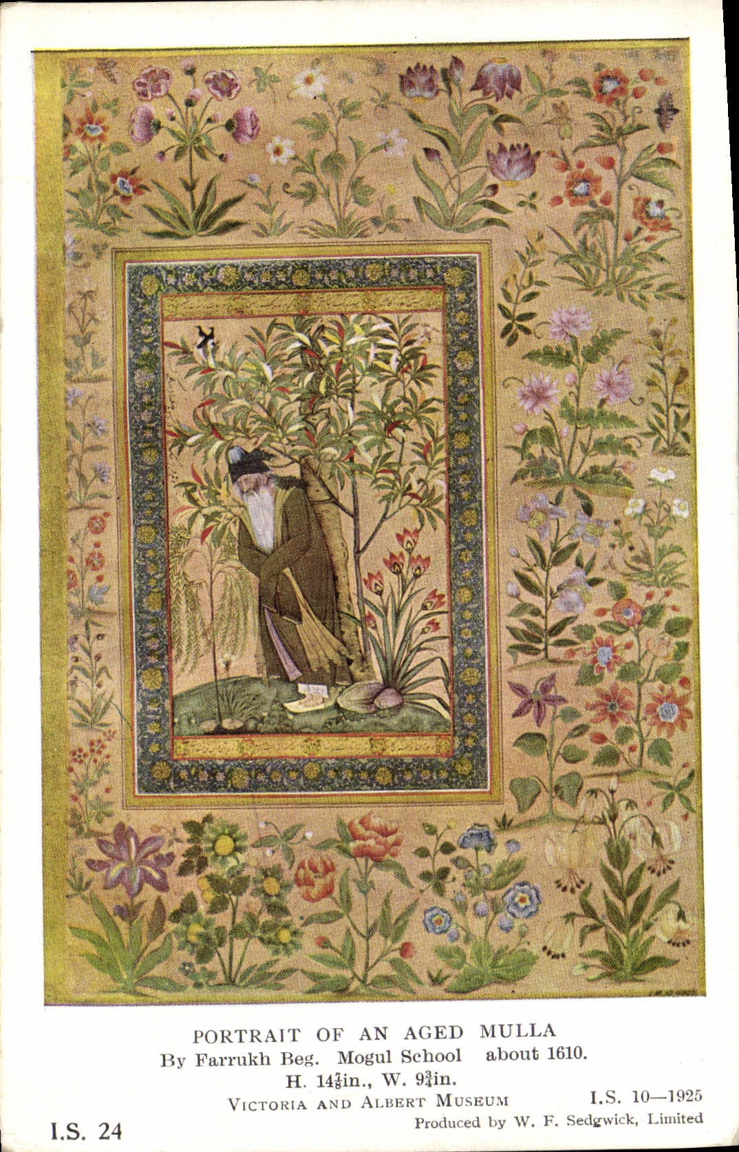 CPA Portrait Of An Aged Mulla Victoria and albert Museum 