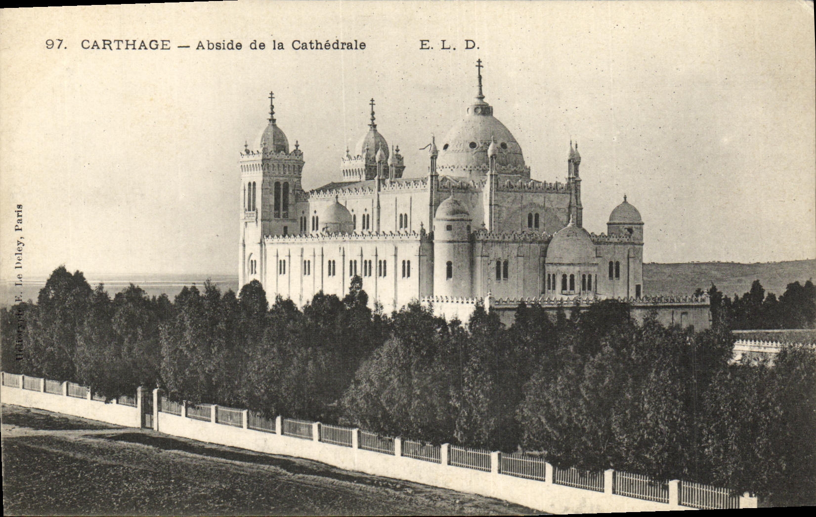 VINTAGE POSTCARD Carthage Apse of the Cathedral