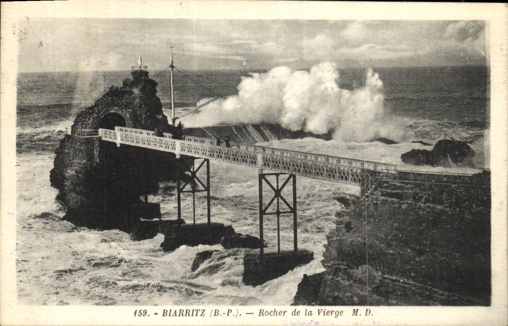 CPA Biarritz Rocher de la Vierge