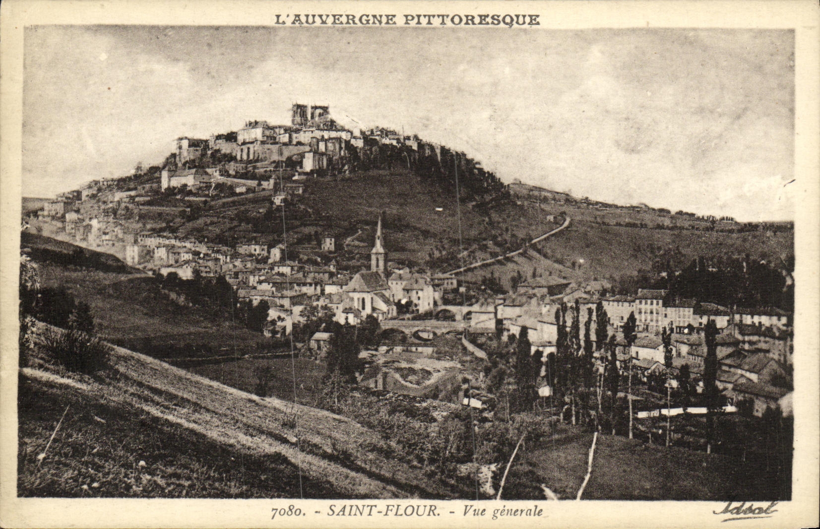 VINTAGE POSTCARD Holy Flour View