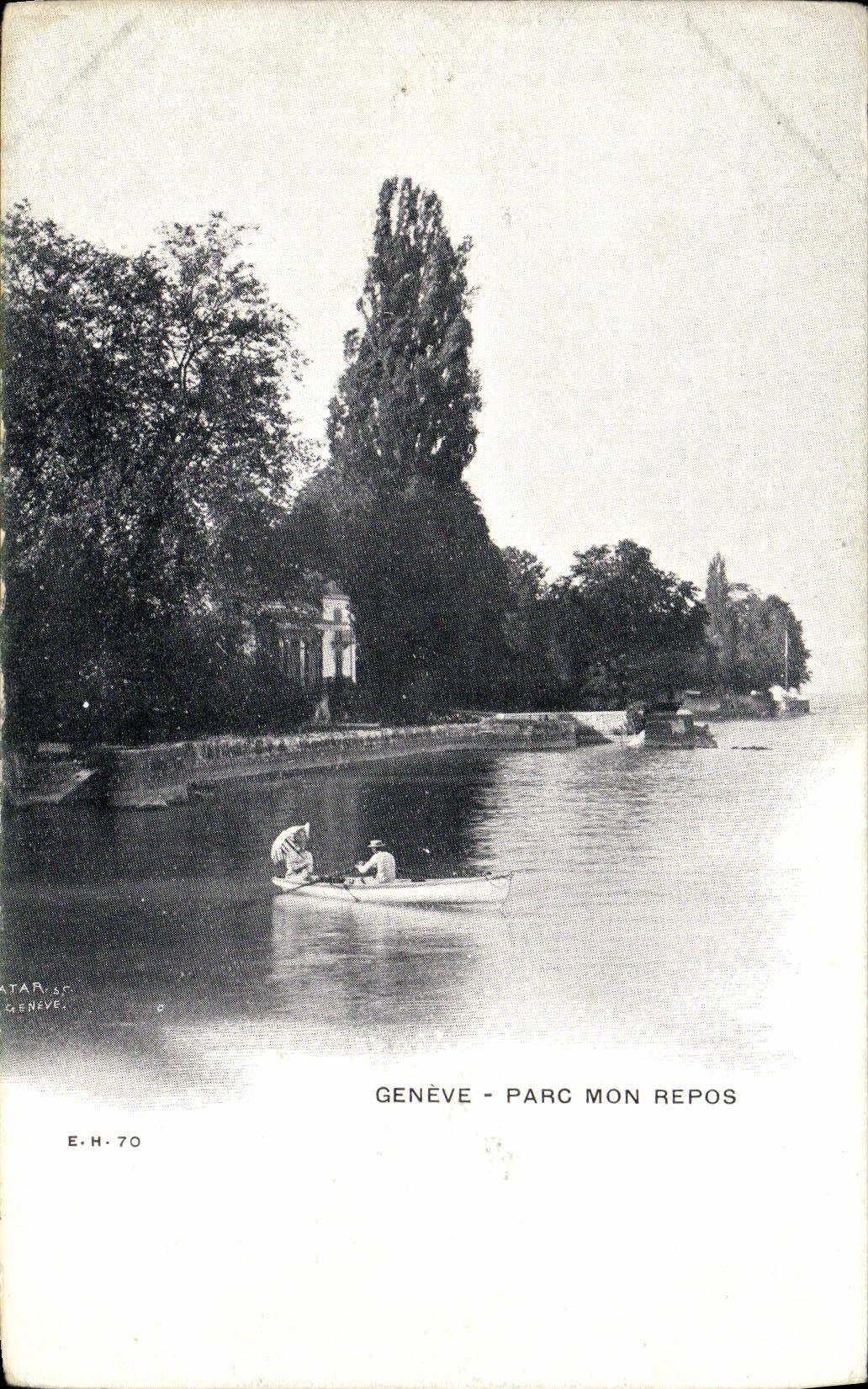 VINTAGE POSTCARD Geneva Park My Rest
