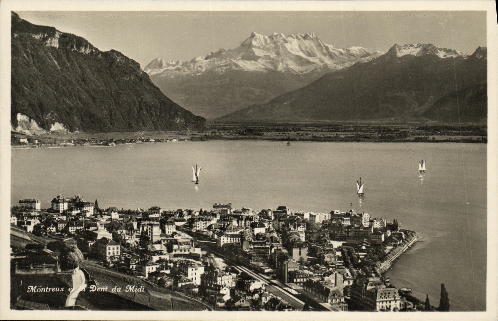 CPA Montreux Dent Du Midi 