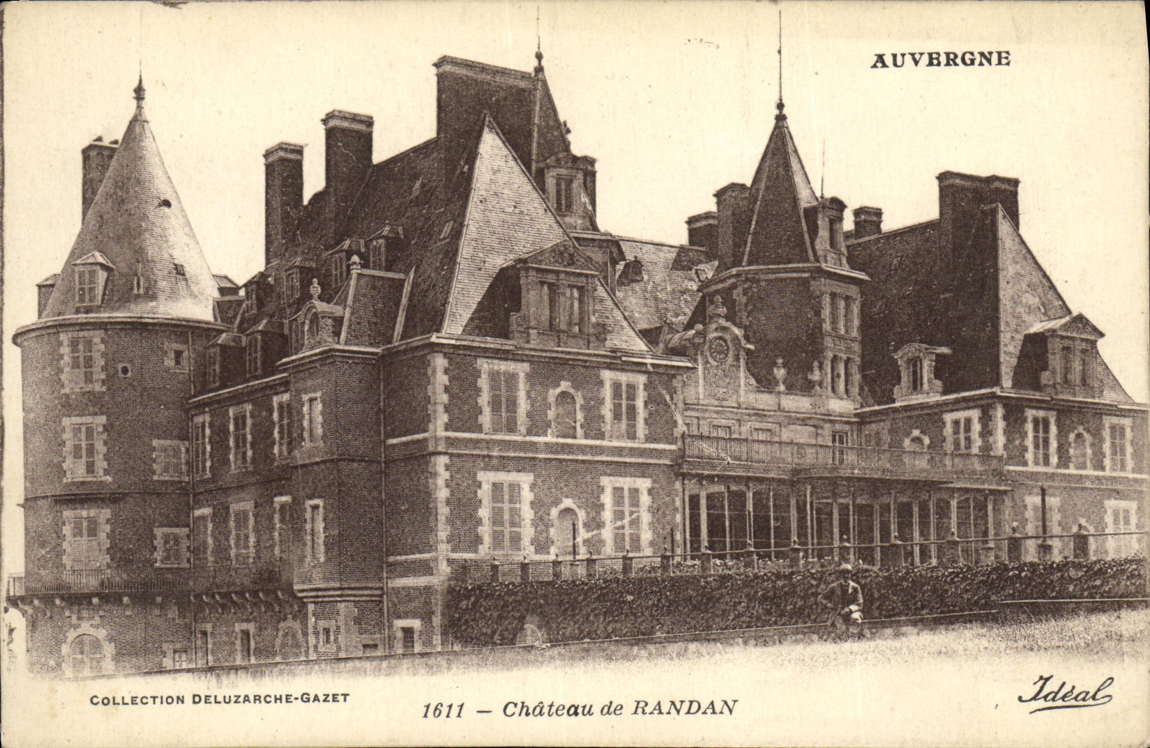 VINTAGE POSTCARD Castle of Randan