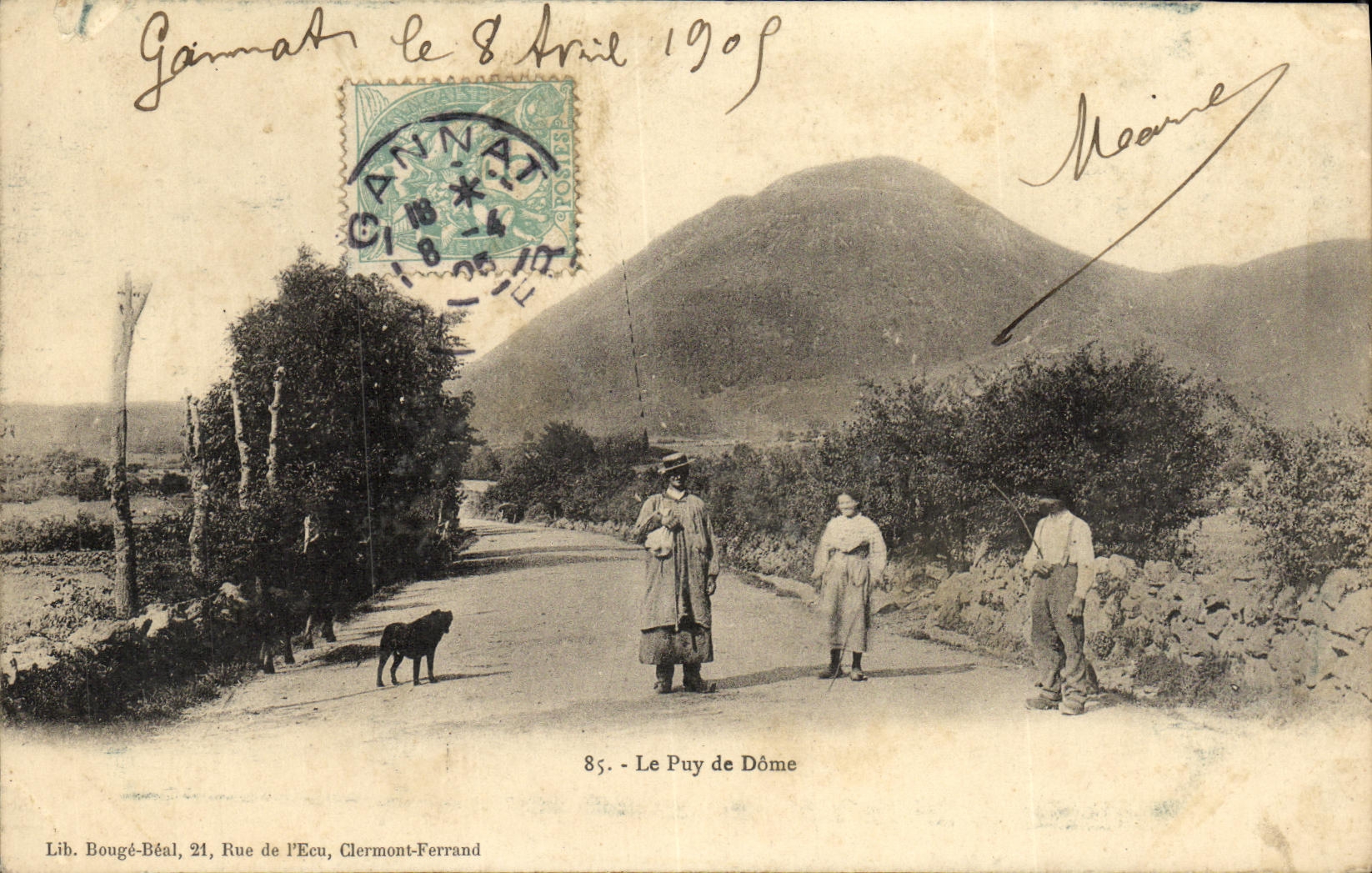 VINTAGE POSTCARD Puy De Dome Follore