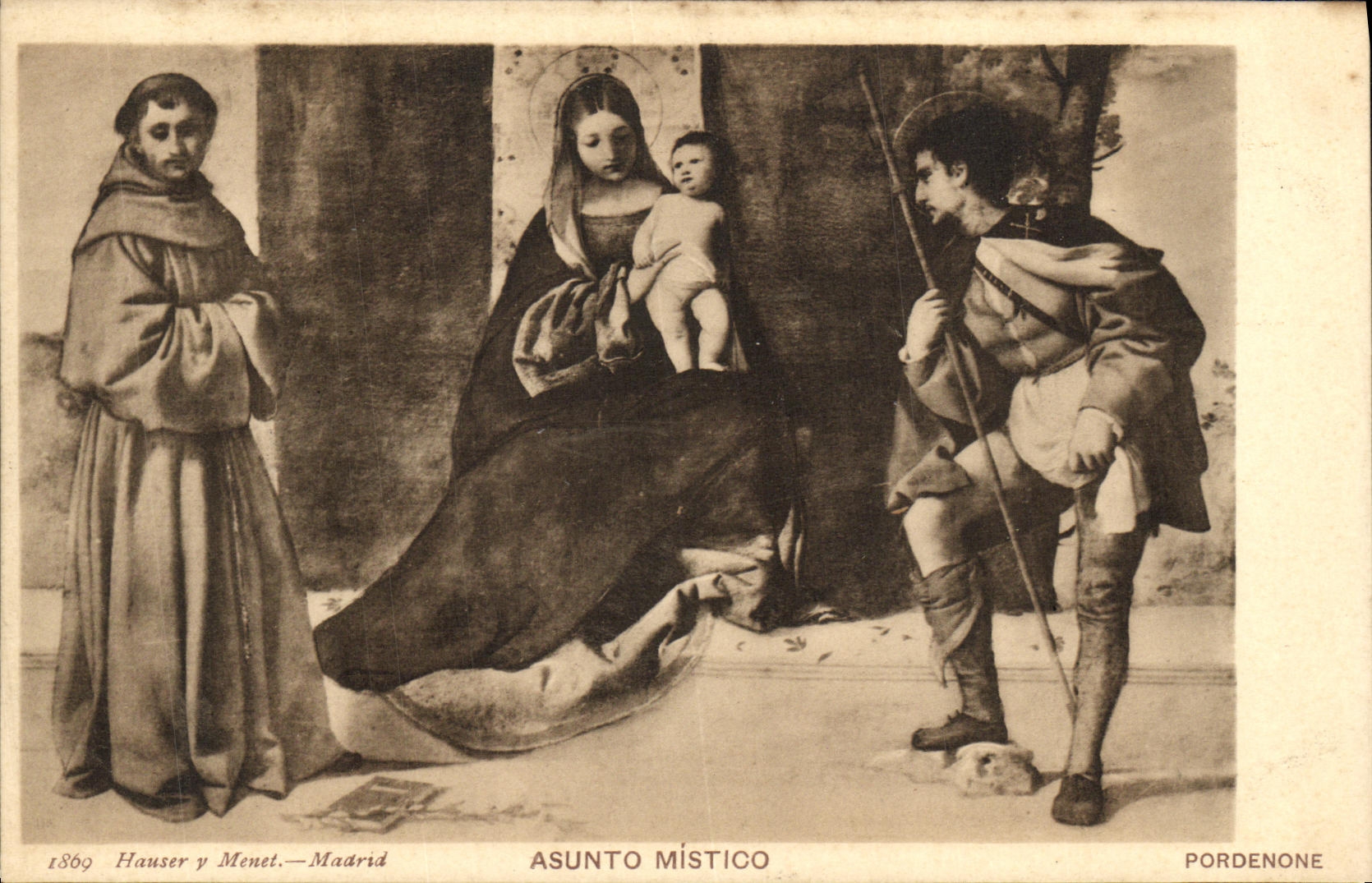 CPA Asunto Mistico pordenone